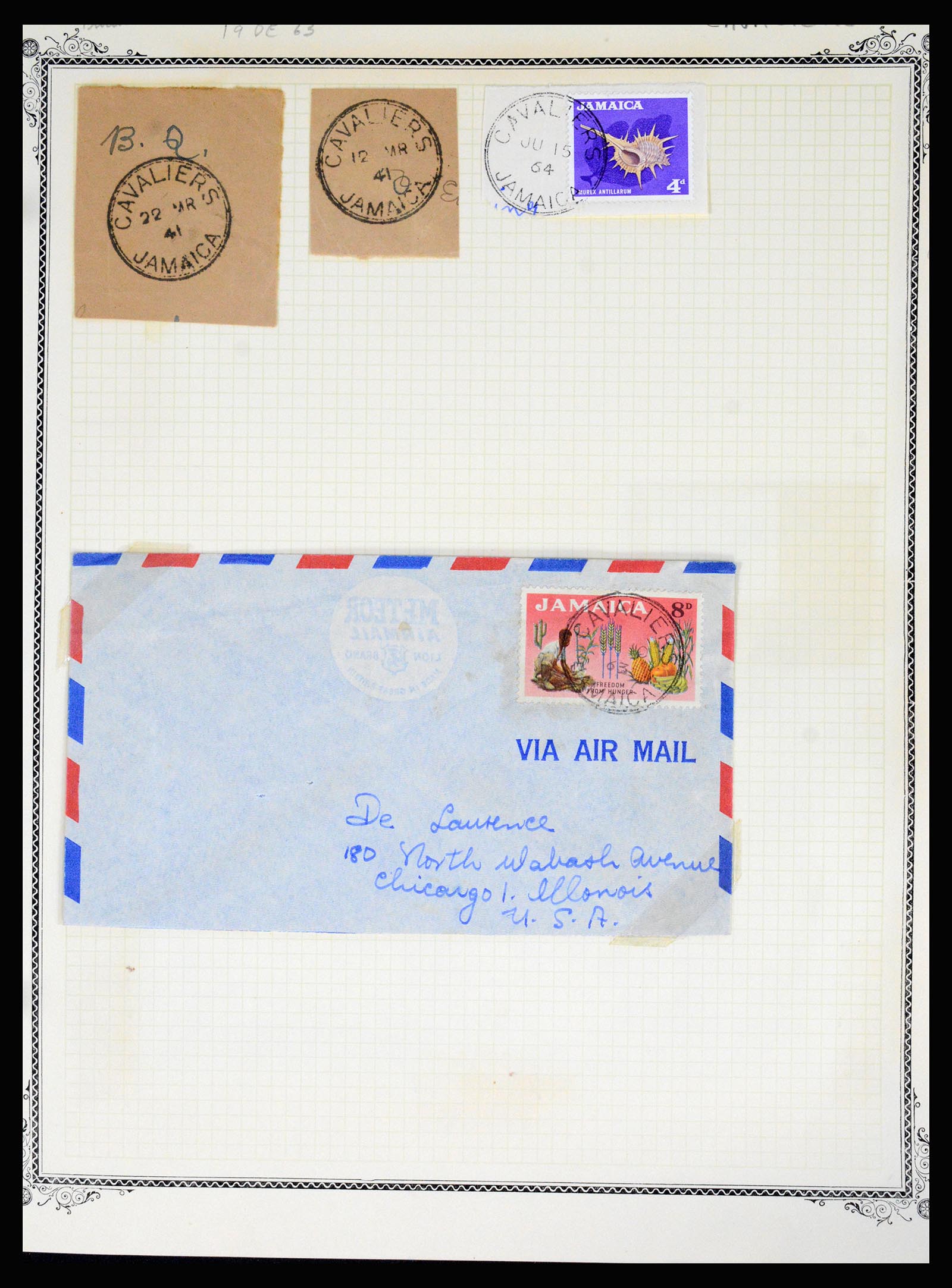36195 0085 - Postzegelverzameling 36195 Jamaica stempelverzameling 1857-1960.