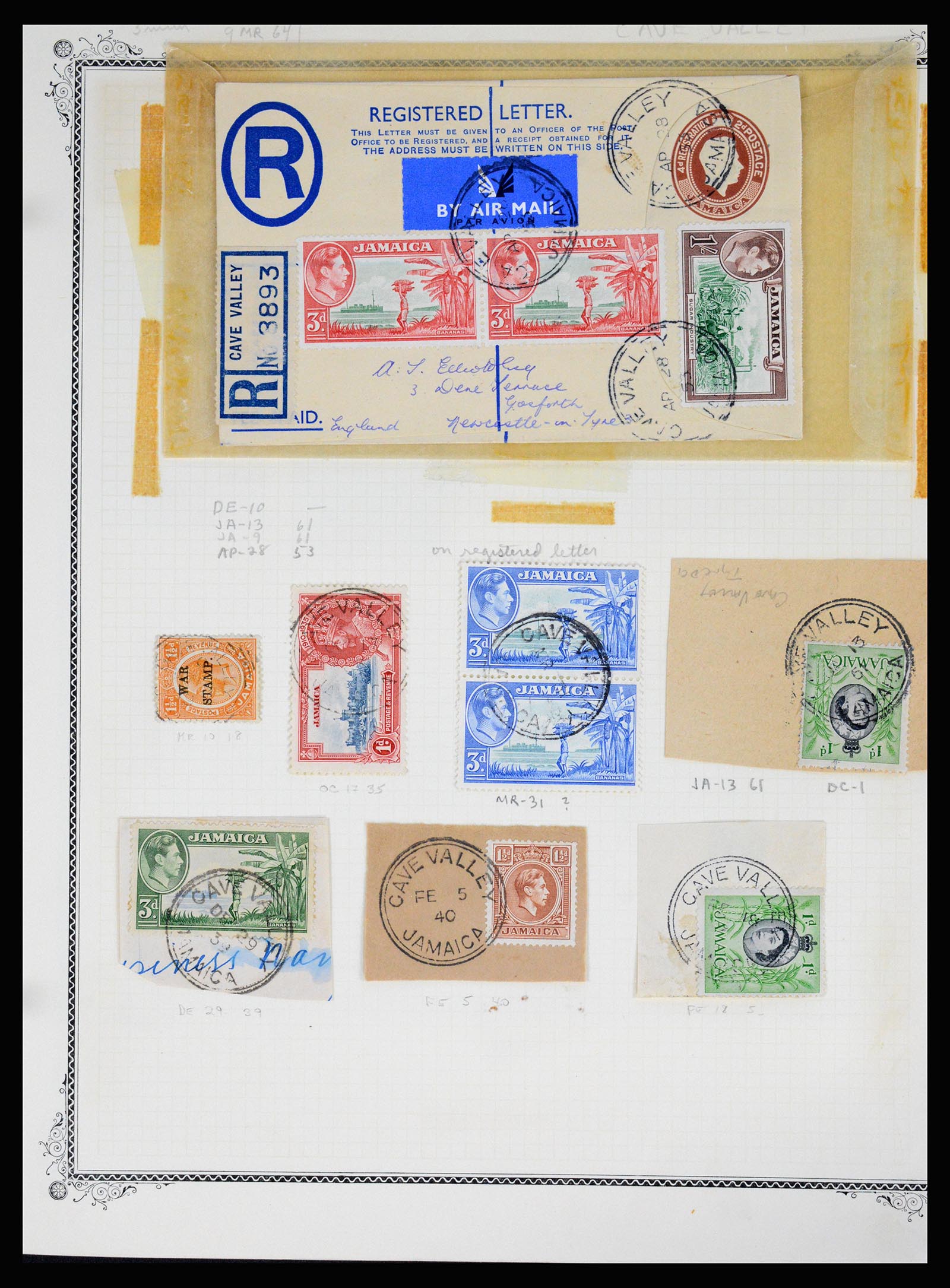 36195 0087 - Postzegelverzameling 36195 Jamaica stempelverzameling 1857-1960.