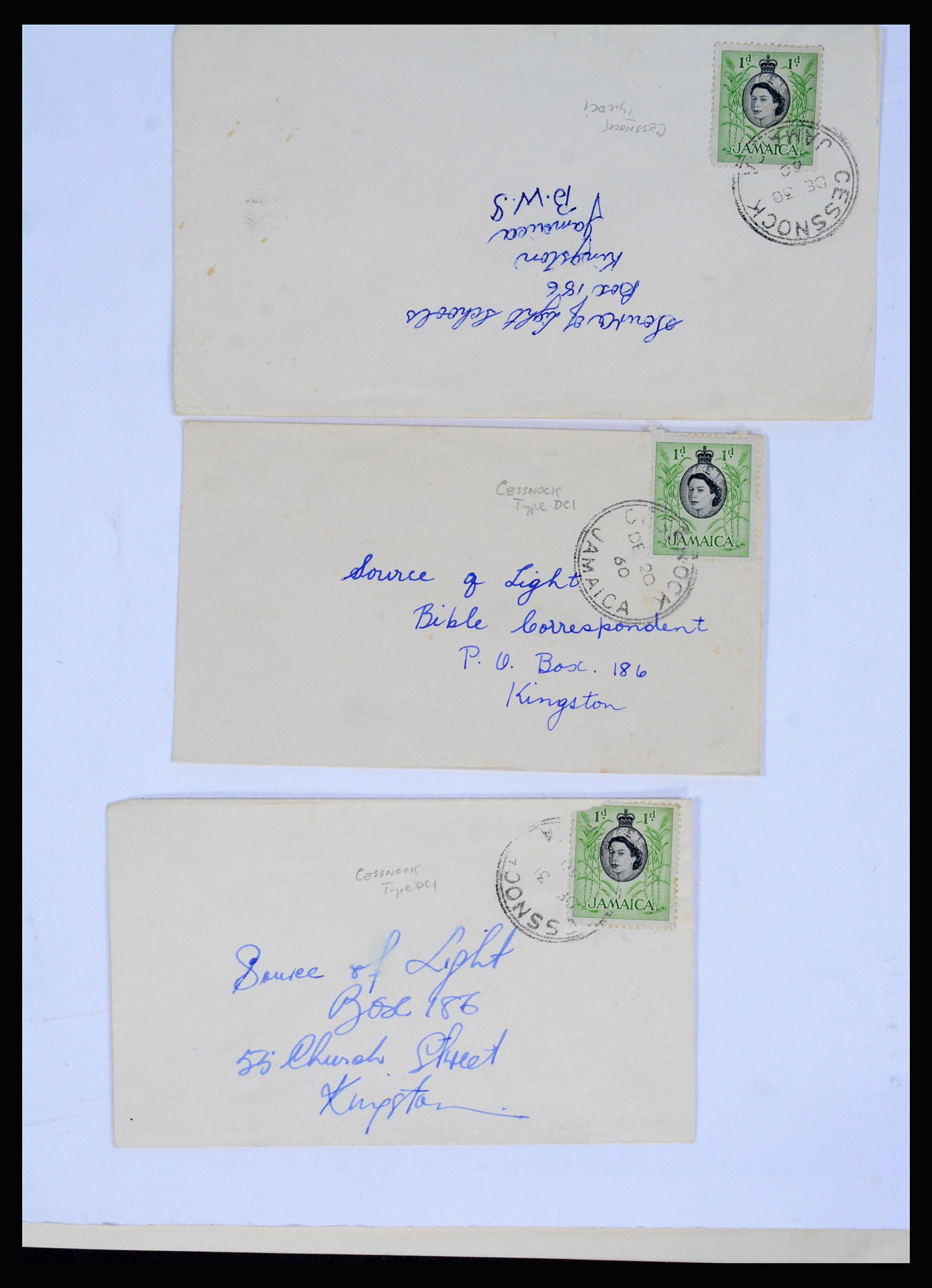 36195 0091 - Postzegelverzameling 36195 Jamaica stempelverzameling 1857-1960.