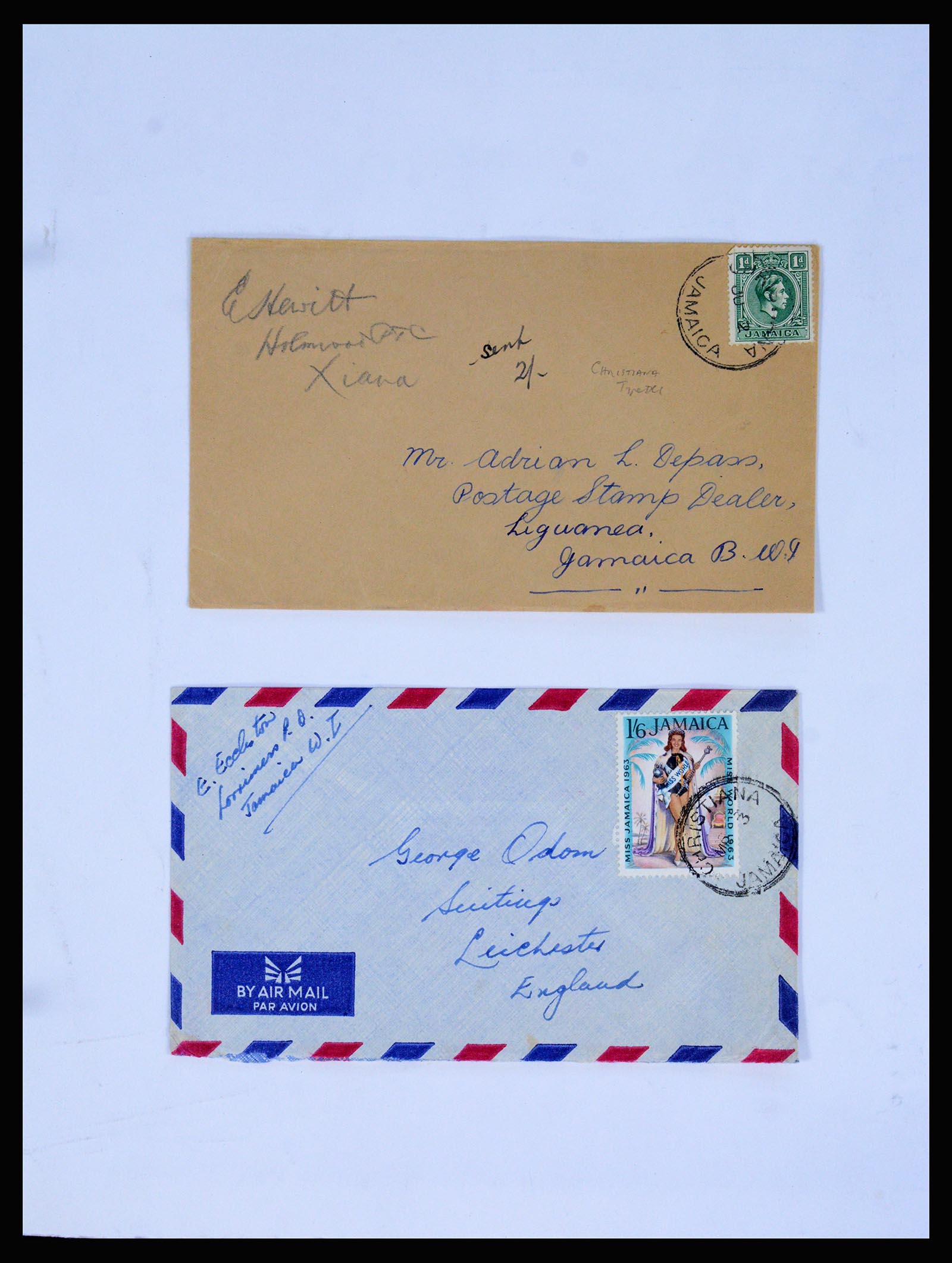 36195 0099 - Postzegelverzameling 36195 Jamaica stempelverzameling 1857-1960.