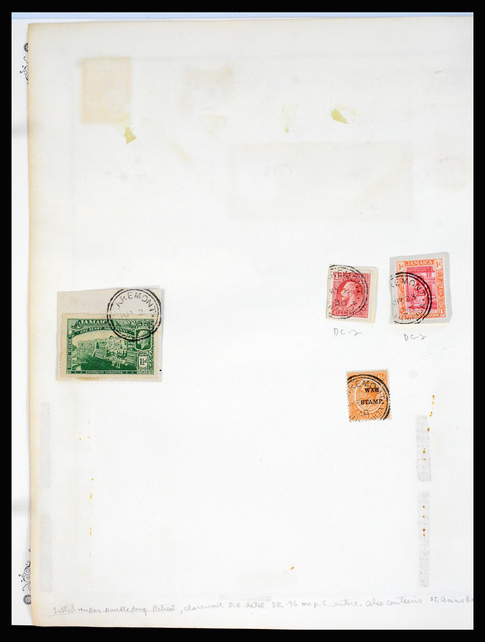 36195 0100 - Postzegelverzameling 36195 Jamaica stempelverzameling 1857-1960.