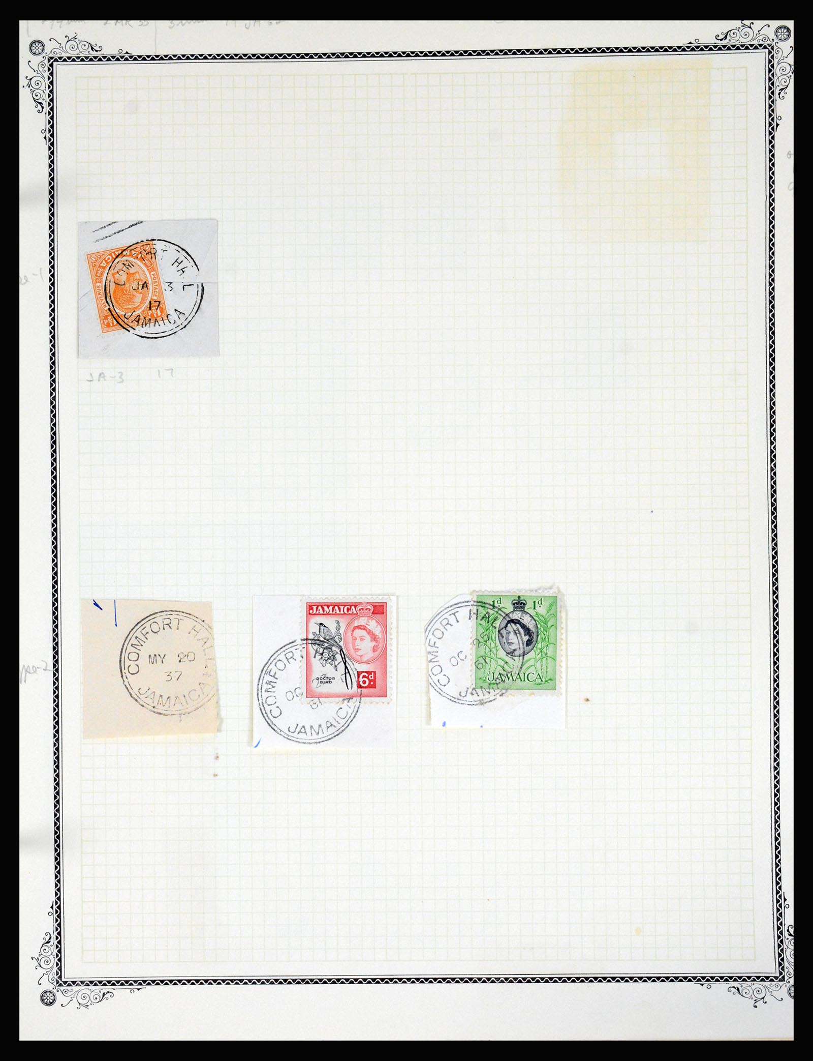 36195 0111 - Postzegelverzameling 36195 Jamaica stempelverzameling 1857-1960.