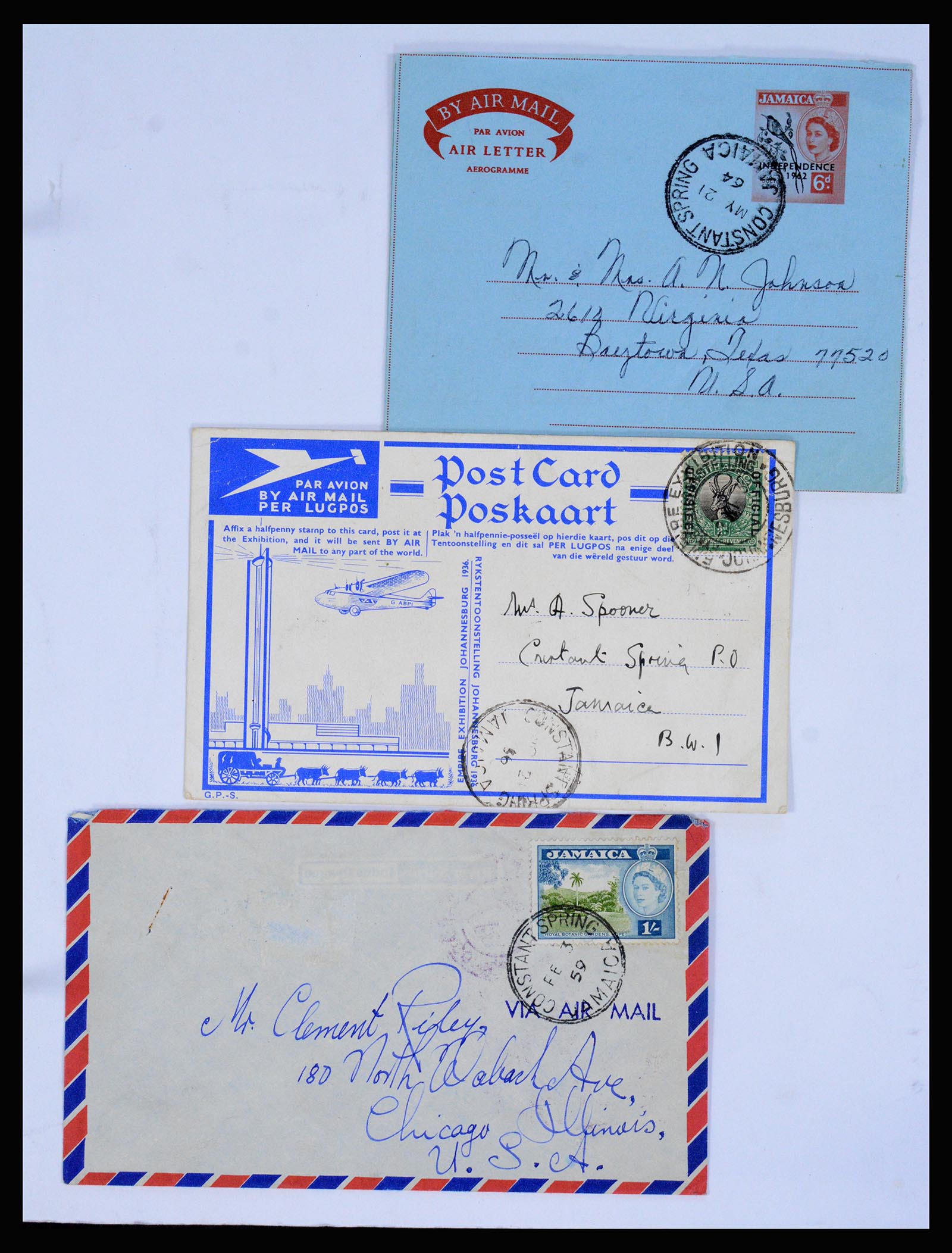 36195 0113 - Postzegelverzameling 36195 Jamaica stempelverzameling 1857-1960.
