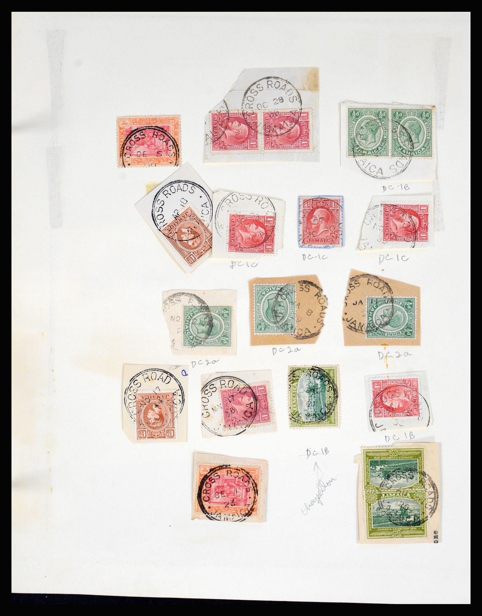 36195 0119 - Postzegelverzameling 36195 Jamaica stempelverzameling 1857-1960.