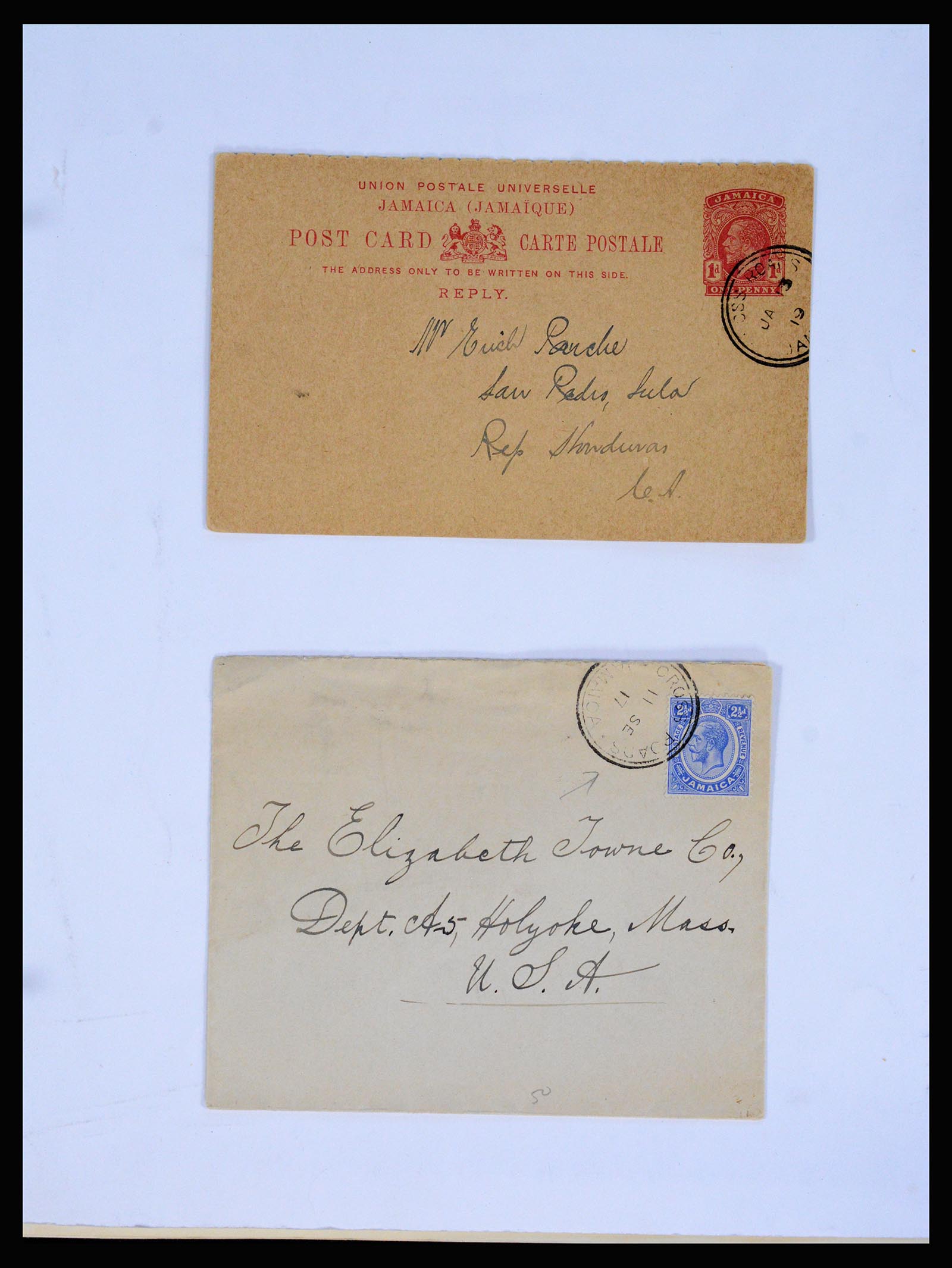 36195 0121 - Postzegelverzameling 36195 Jamaica stempelverzameling 1857-1960.