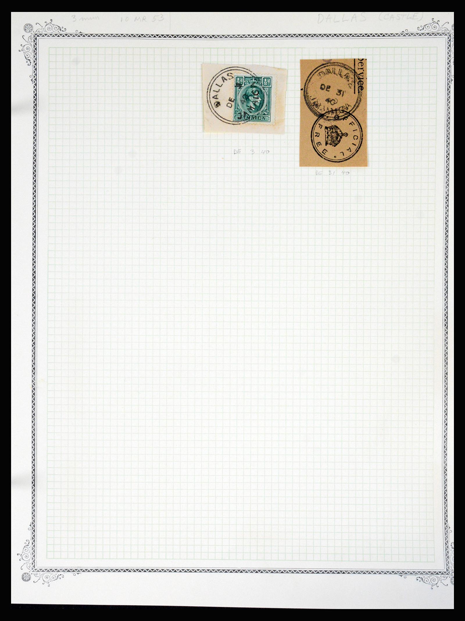 36195 0126 - Postzegelverzameling 36195 Jamaica stempelverzameling 1857-1960.