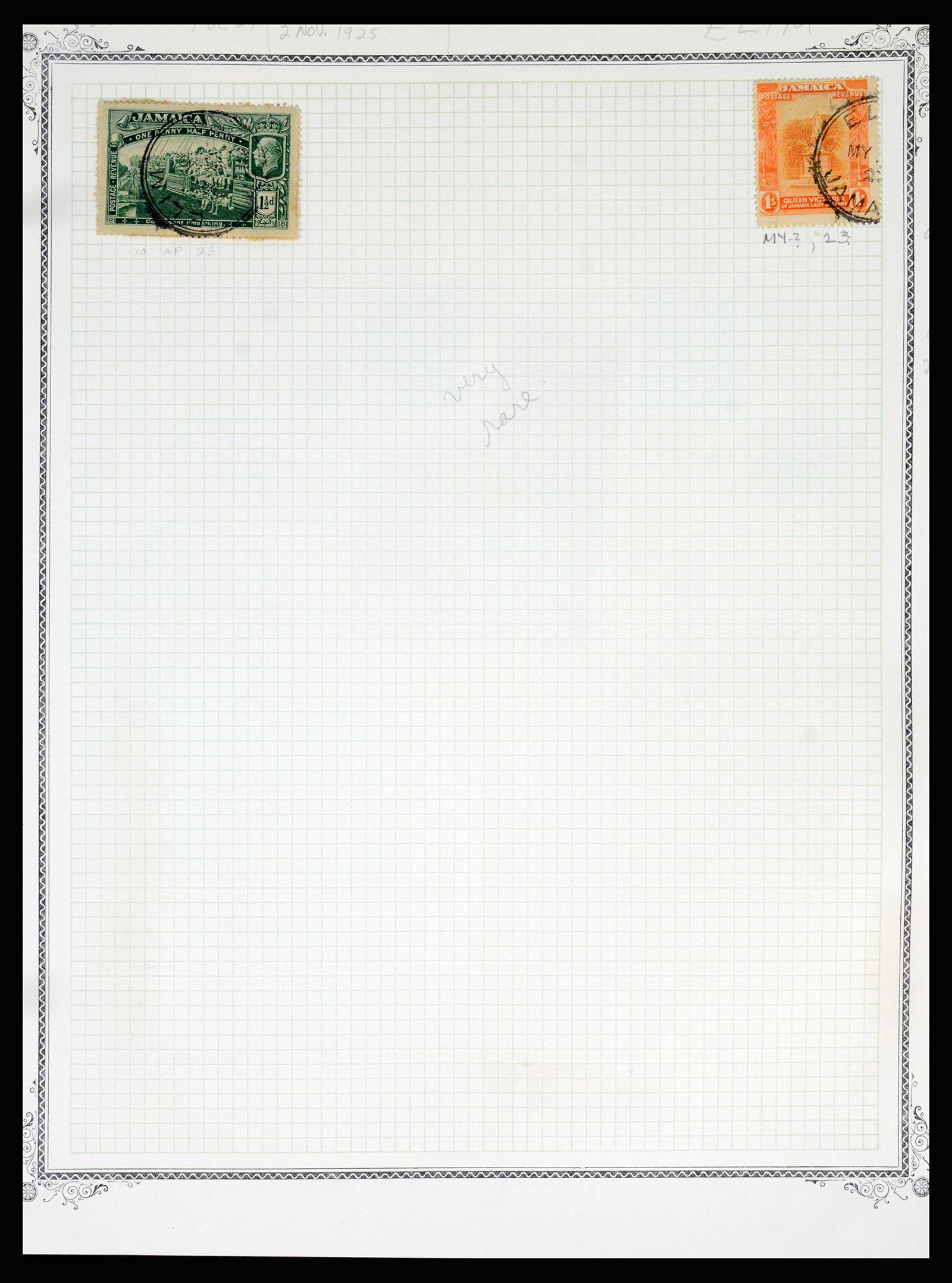 36195 0139 - Postzegelverzameling 36195 Jamaica stempelverzameling 1857-1960.