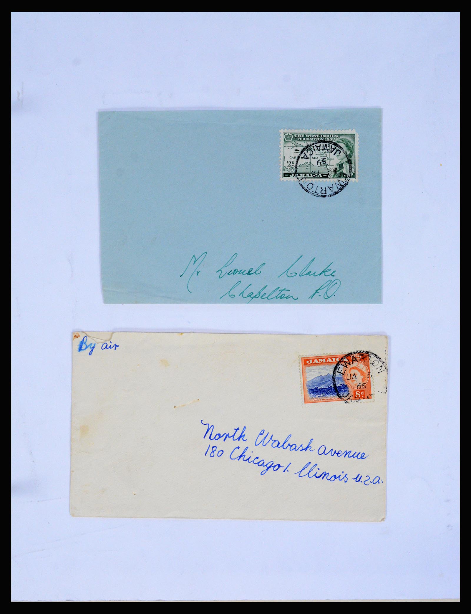 36195 0145 - Postzegelverzameling 36195 Jamaica stempelverzameling 1857-1960.