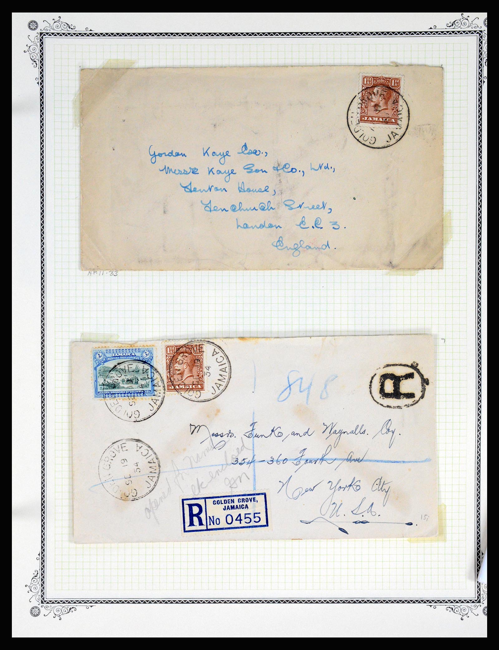 36195 0167 - Postzegelverzameling 36195 Jamaica stempelverzameling 1857-1960.