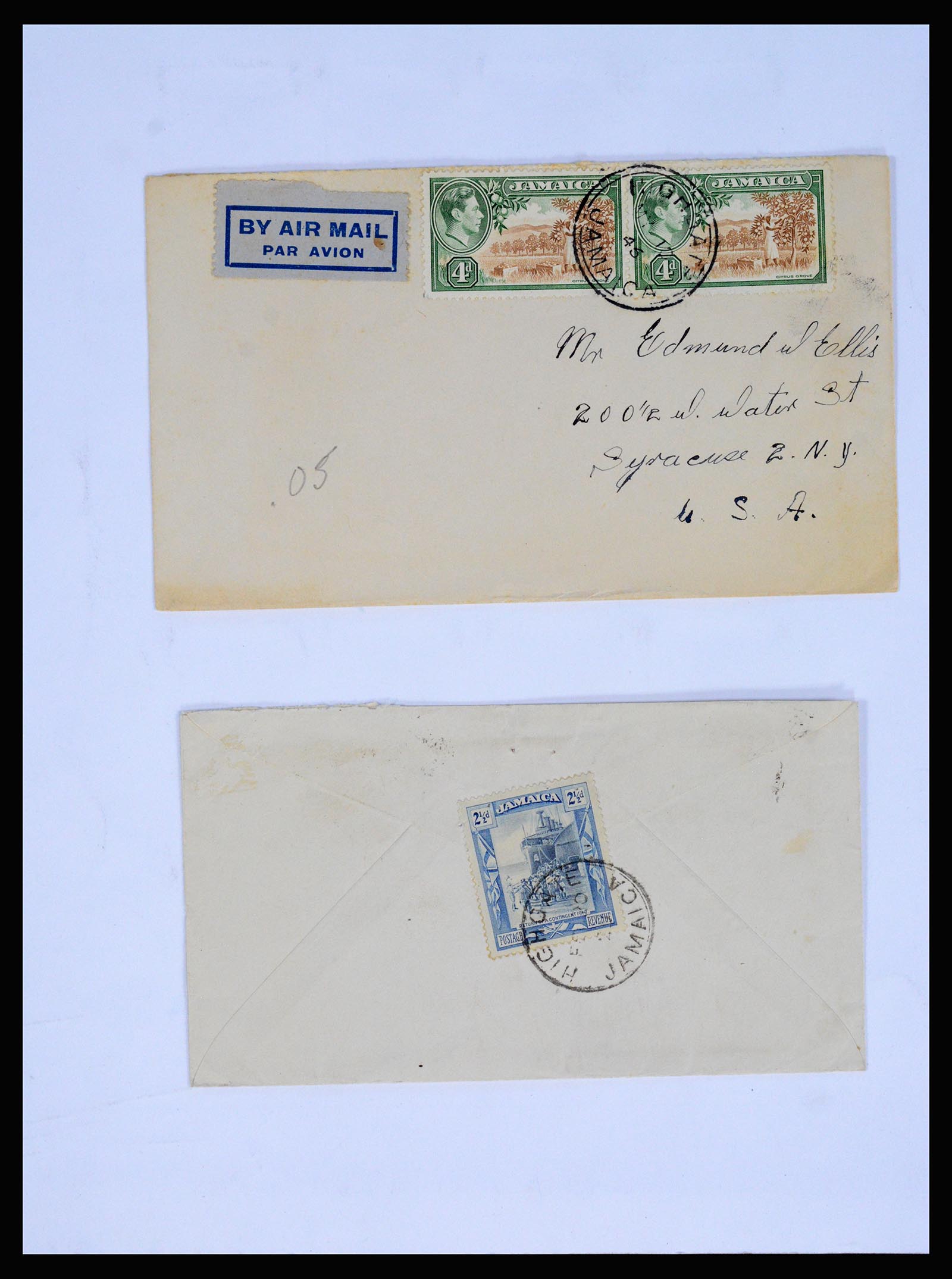 36195 0199 - Postzegelverzameling 36195 Jamaica stempelverzameling 1857-1960.