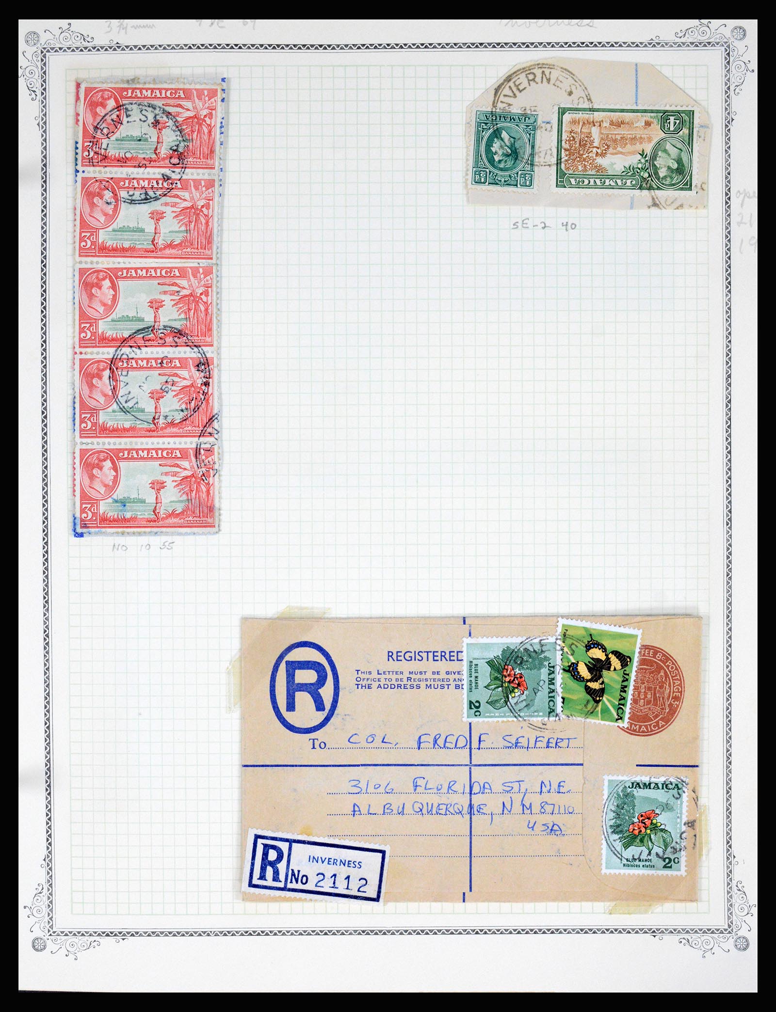 36195 0205 - Postzegelverzameling 36195 Jamaica stempelverzameling 1857-1960.