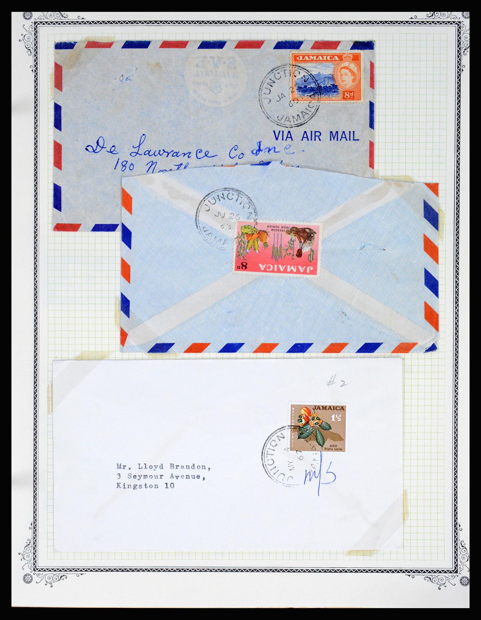 36195 0217 - Postzegelverzameling 36195 Jamaica stempelverzameling 1857-1960.