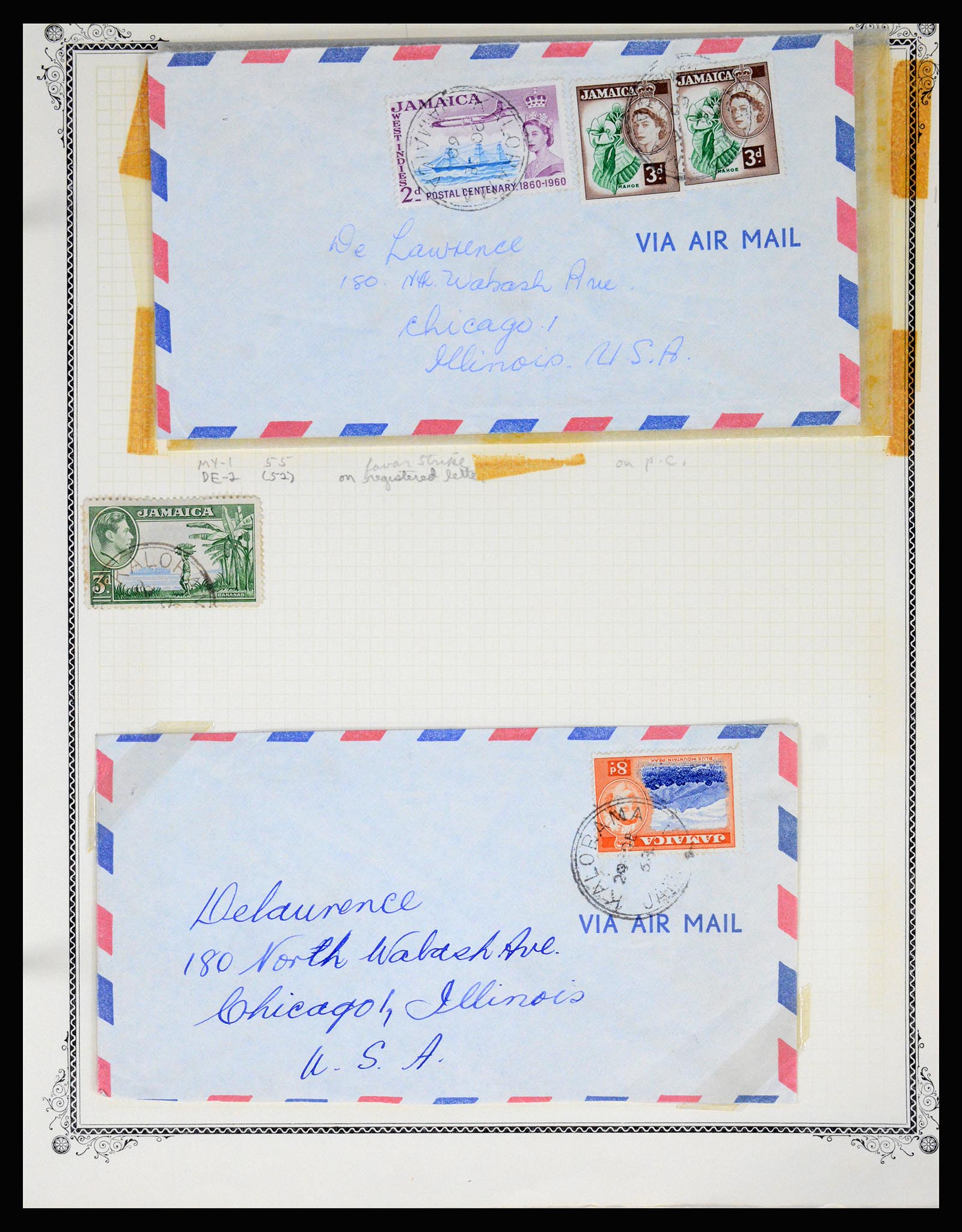 36195 0218 - Postzegelverzameling 36195 Jamaica stempelverzameling 1857-1960.