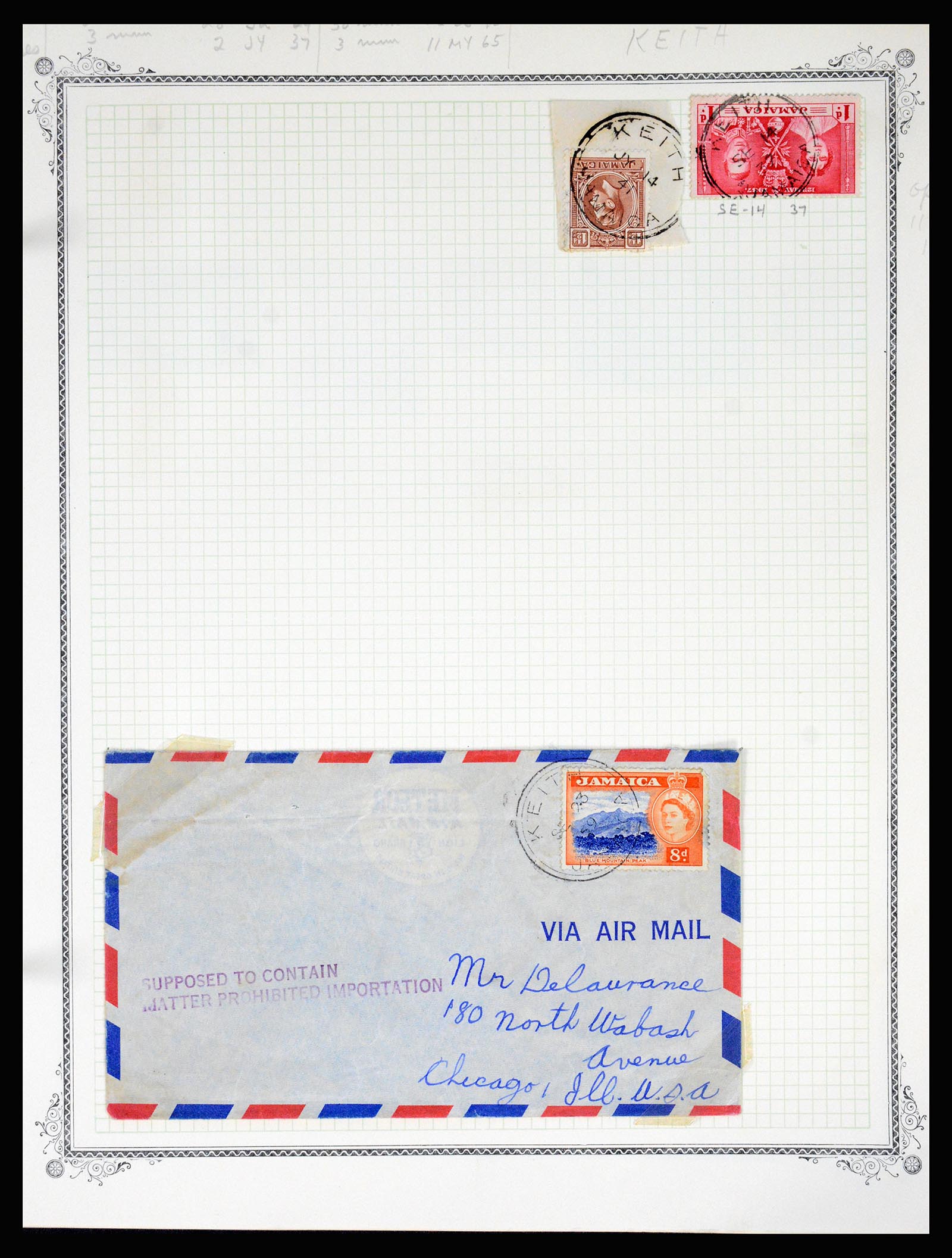 36195 0220 - Postzegelverzameling 36195 Jamaica stempelverzameling 1857-1960.