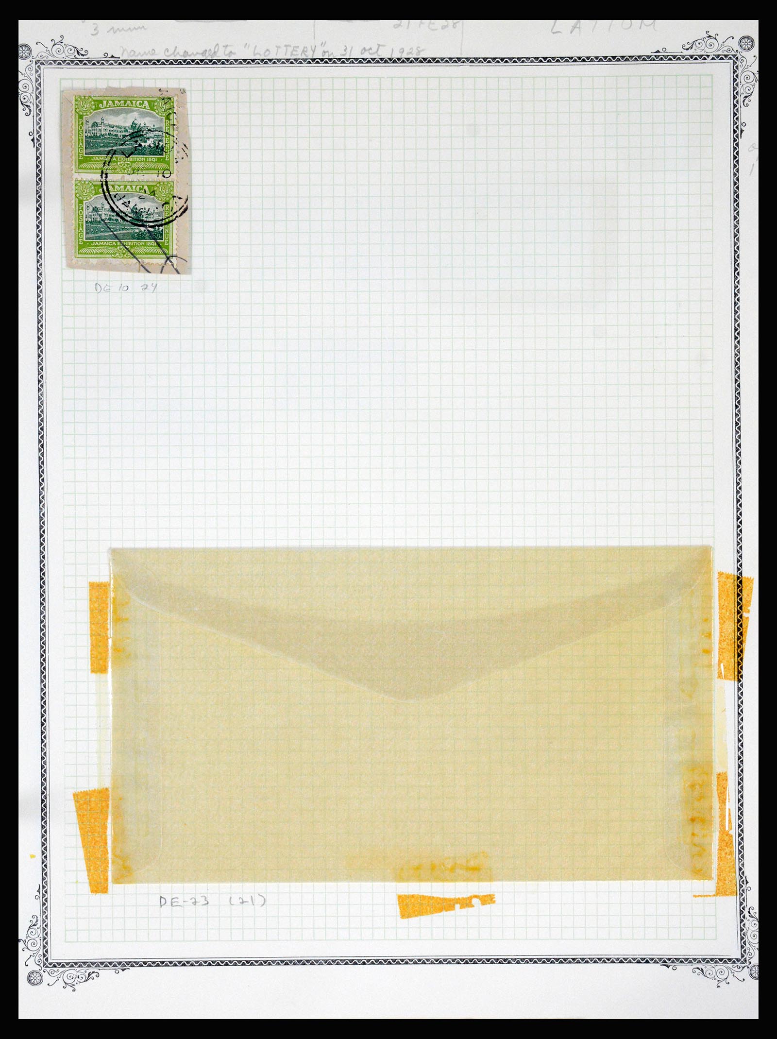 36195 0229 - Postzegelverzameling 36195 Jamaica stempelverzameling 1857-1960.