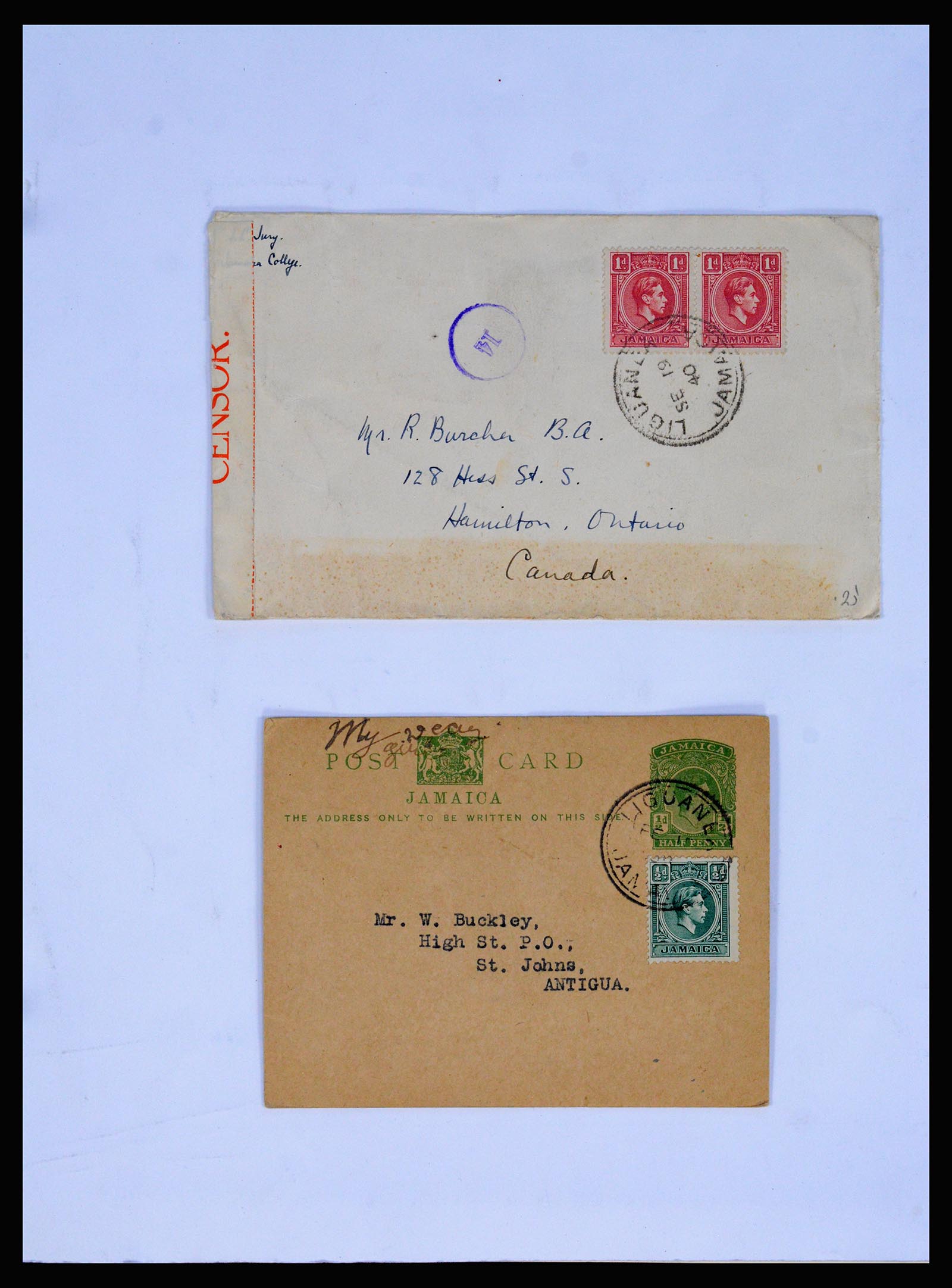 36195 0234 - Postzegelverzameling 36195 Jamaica stempelverzameling 1857-1960.