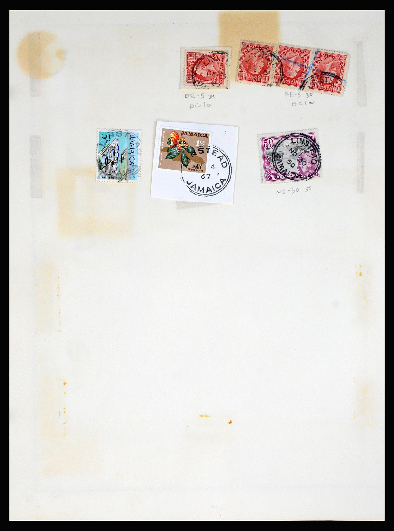 36195 0237 - Postzegelverzameling 36195 Jamaica stempelverzameling 1857-1960.