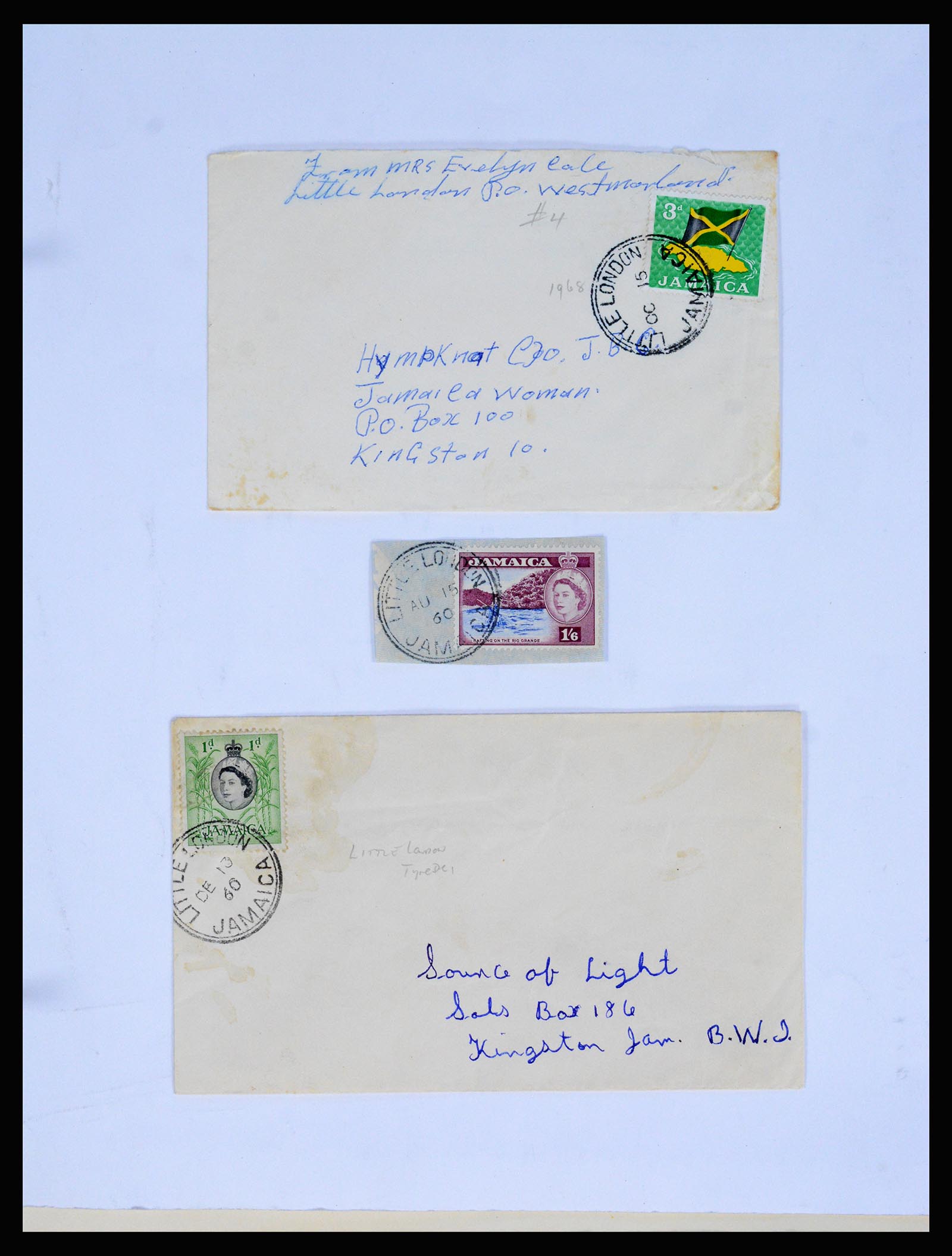 36195 0244 - Postzegelverzameling 36195 Jamaica stempelverzameling 1857-1960.