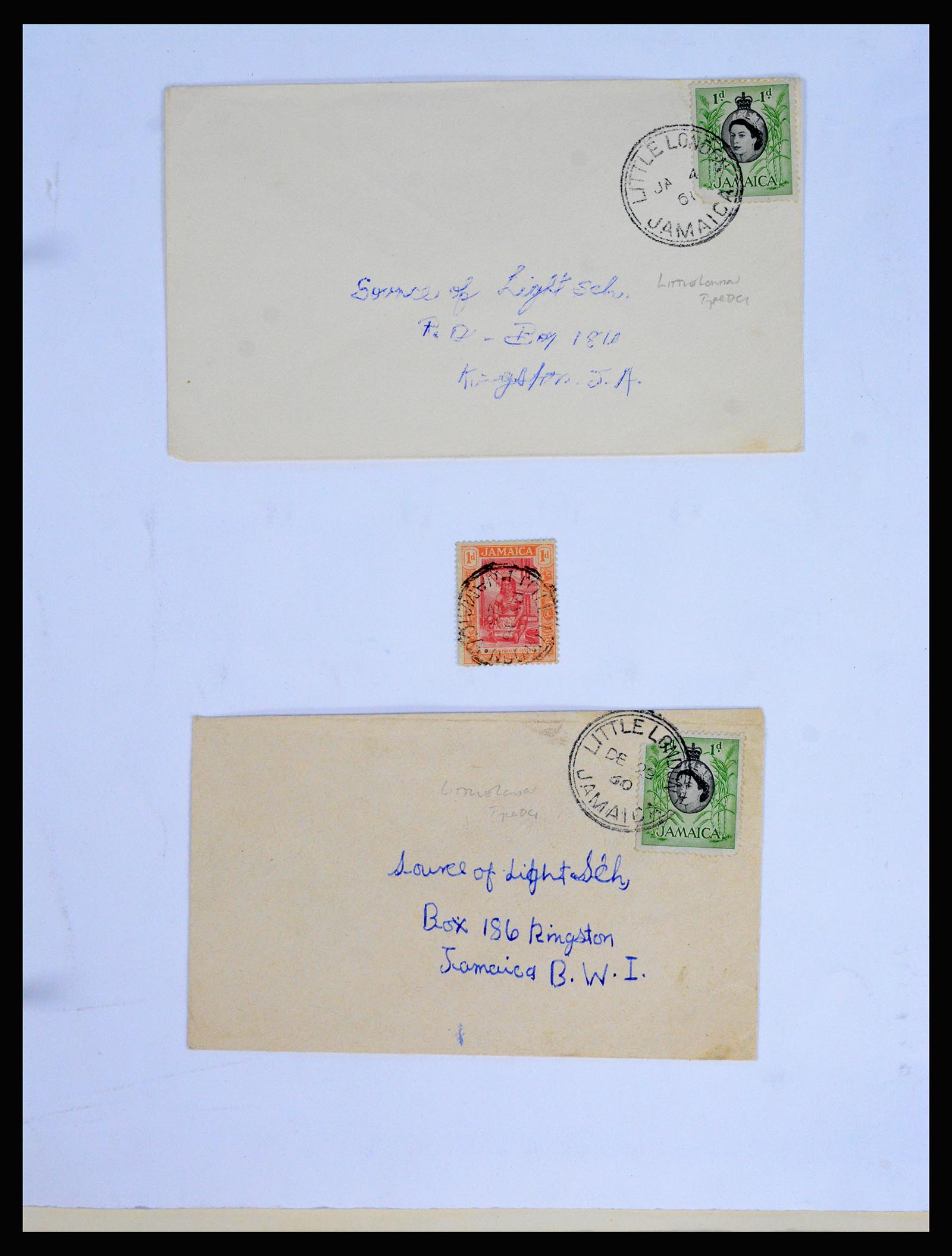 36195 0245 - Postzegelverzameling 36195 Jamaica stempelverzameling 1857-1960.