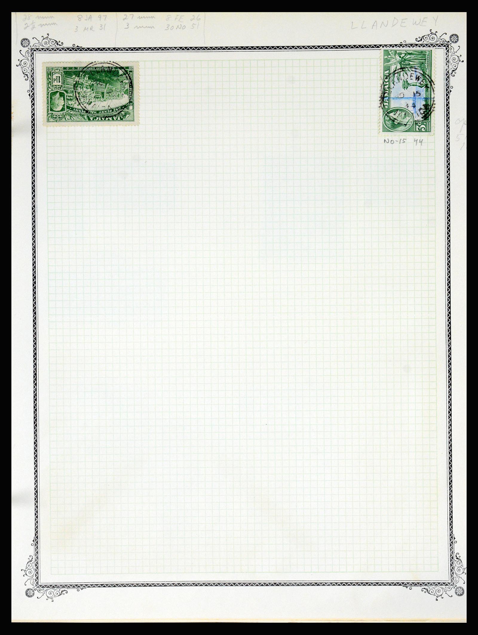 36195 0247 - Postzegelverzameling 36195 Jamaica stempelverzameling 1857-1960.