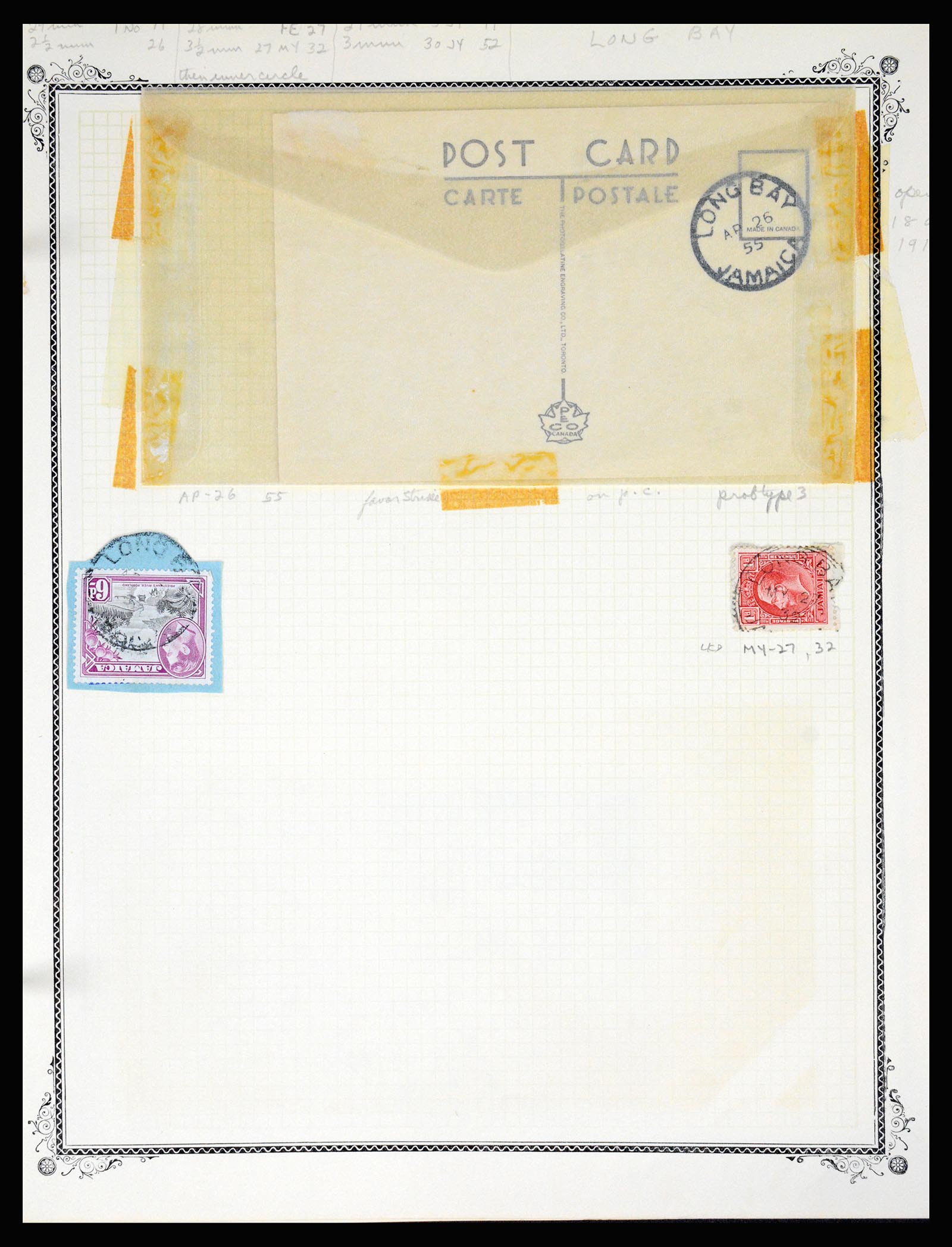 36195 0250 - Postzegelverzameling 36195 Jamaica stempelverzameling 1857-1960.