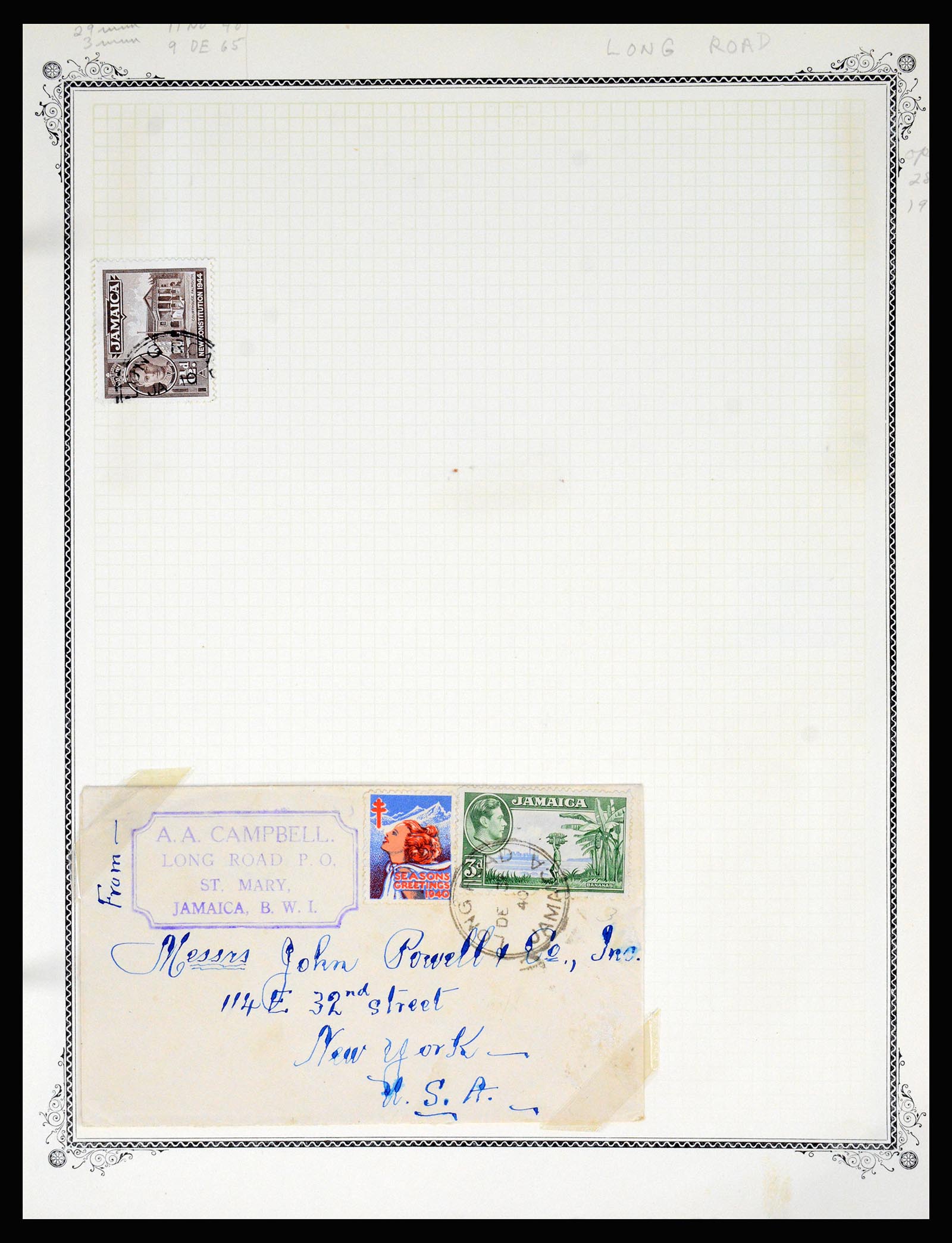 36195 0251 - Postzegelverzameling 36195 Jamaica stempelverzameling 1857-1960.