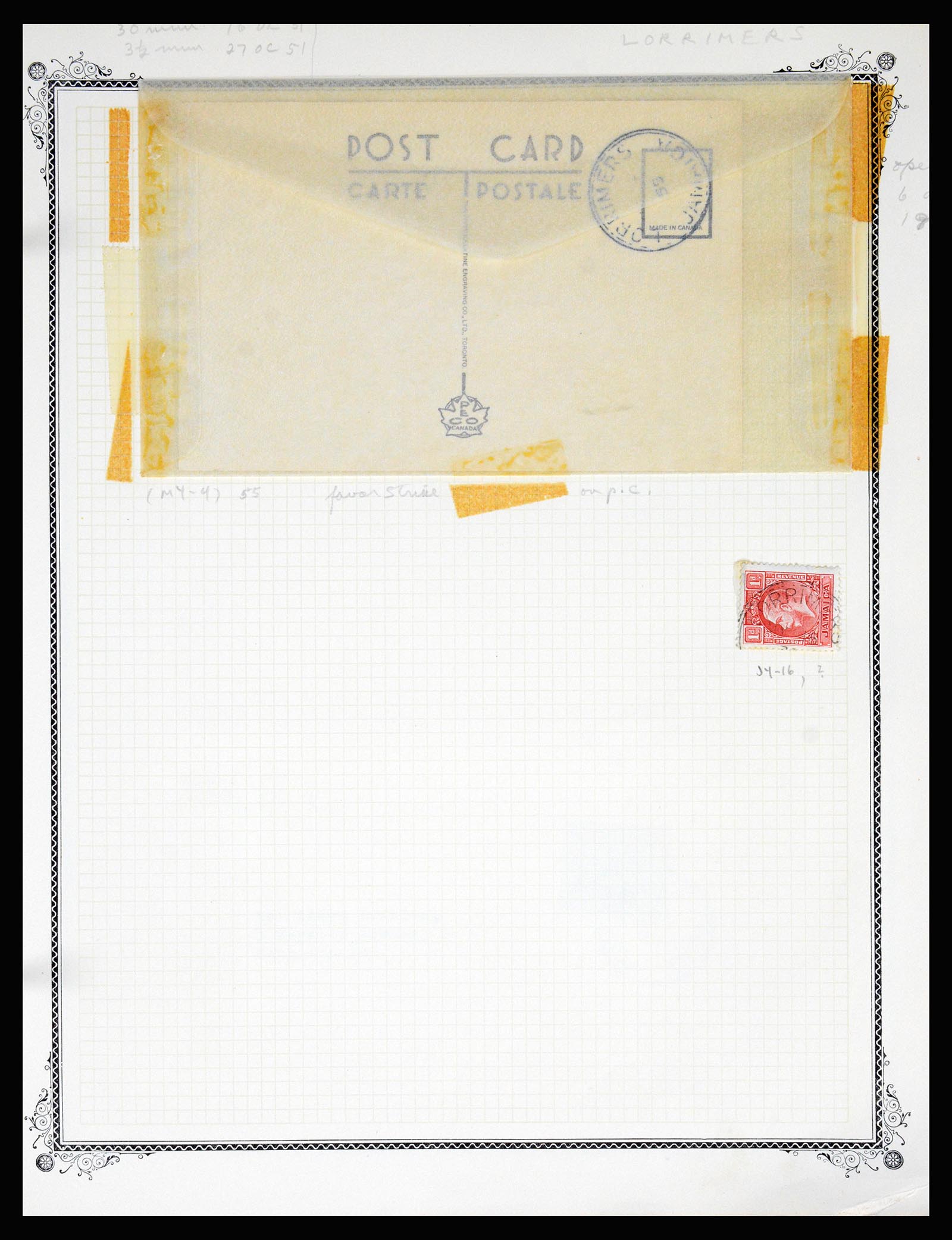 36195 0252 - Postzegelverzameling 36195 Jamaica stempelverzameling 1857-1960.