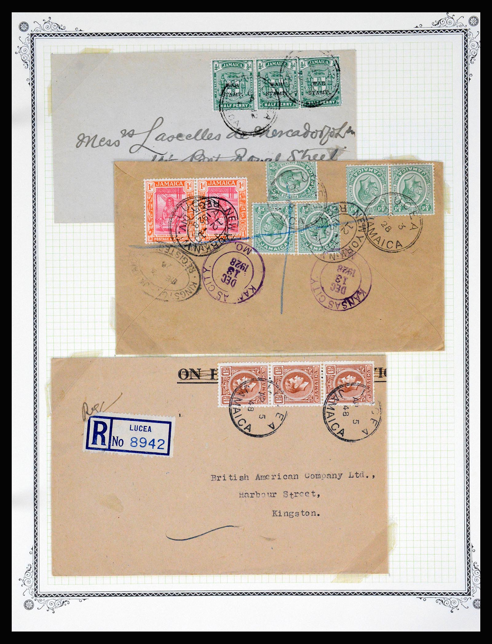 36195 0257 - Postzegelverzameling 36195 Jamaica stempelverzameling 1857-1960.