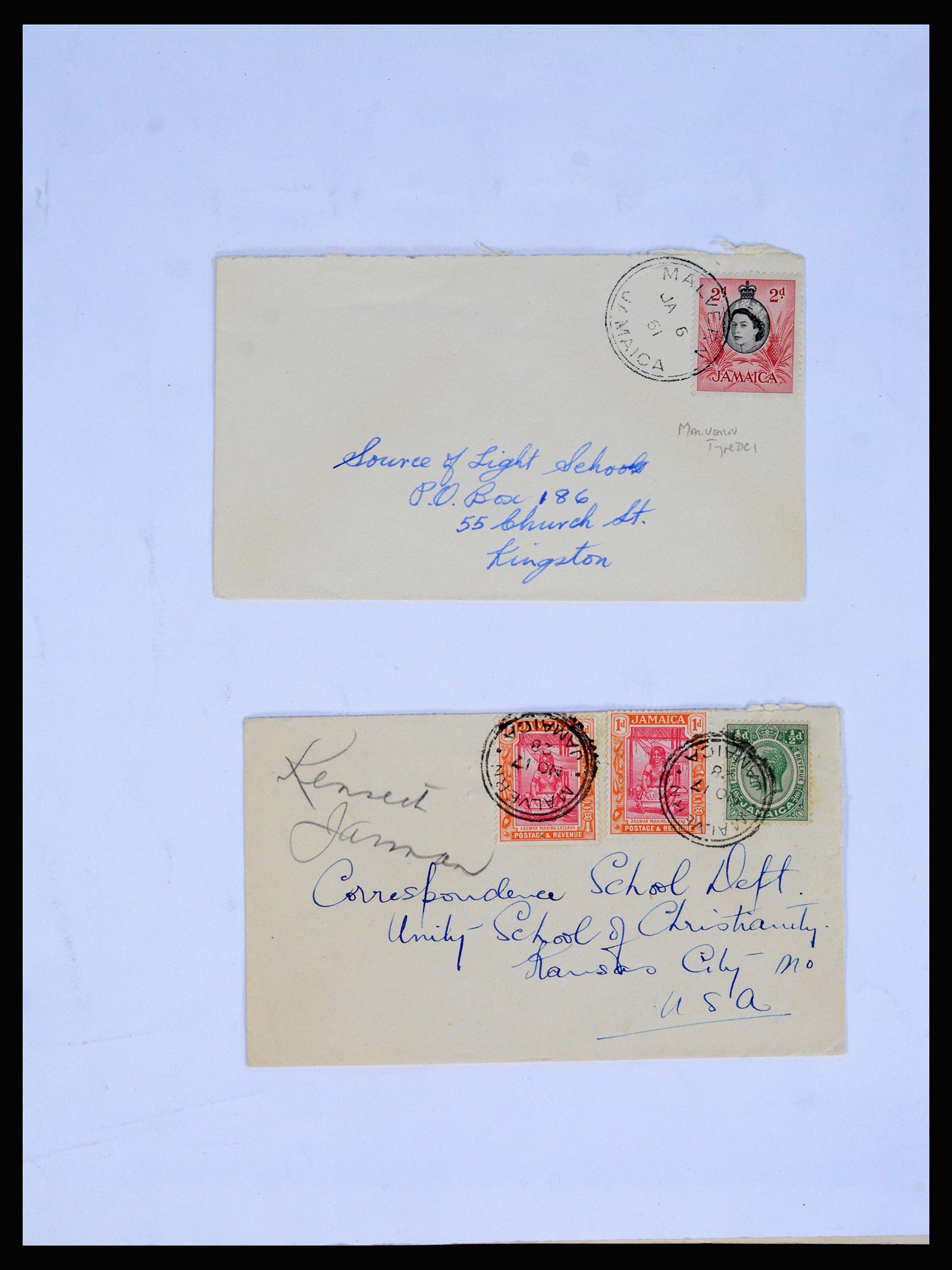 36195 0263 - Postzegelverzameling 36195 Jamaica stempelverzameling 1857-1960.