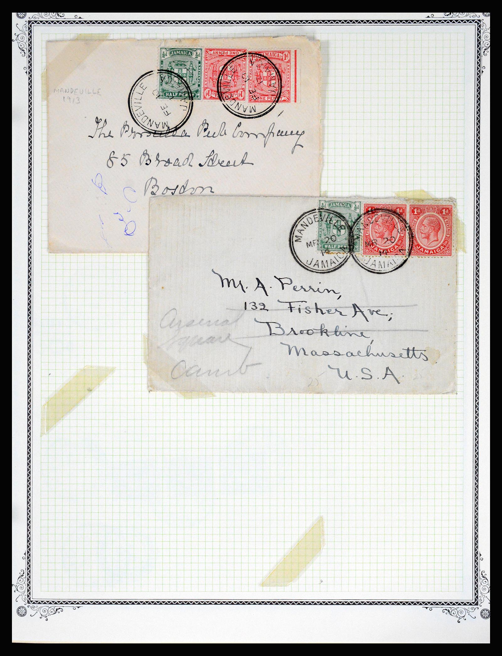 36195 0269 - Postzegelverzameling 36195 Jamaica stempelverzameling 1857-1960.