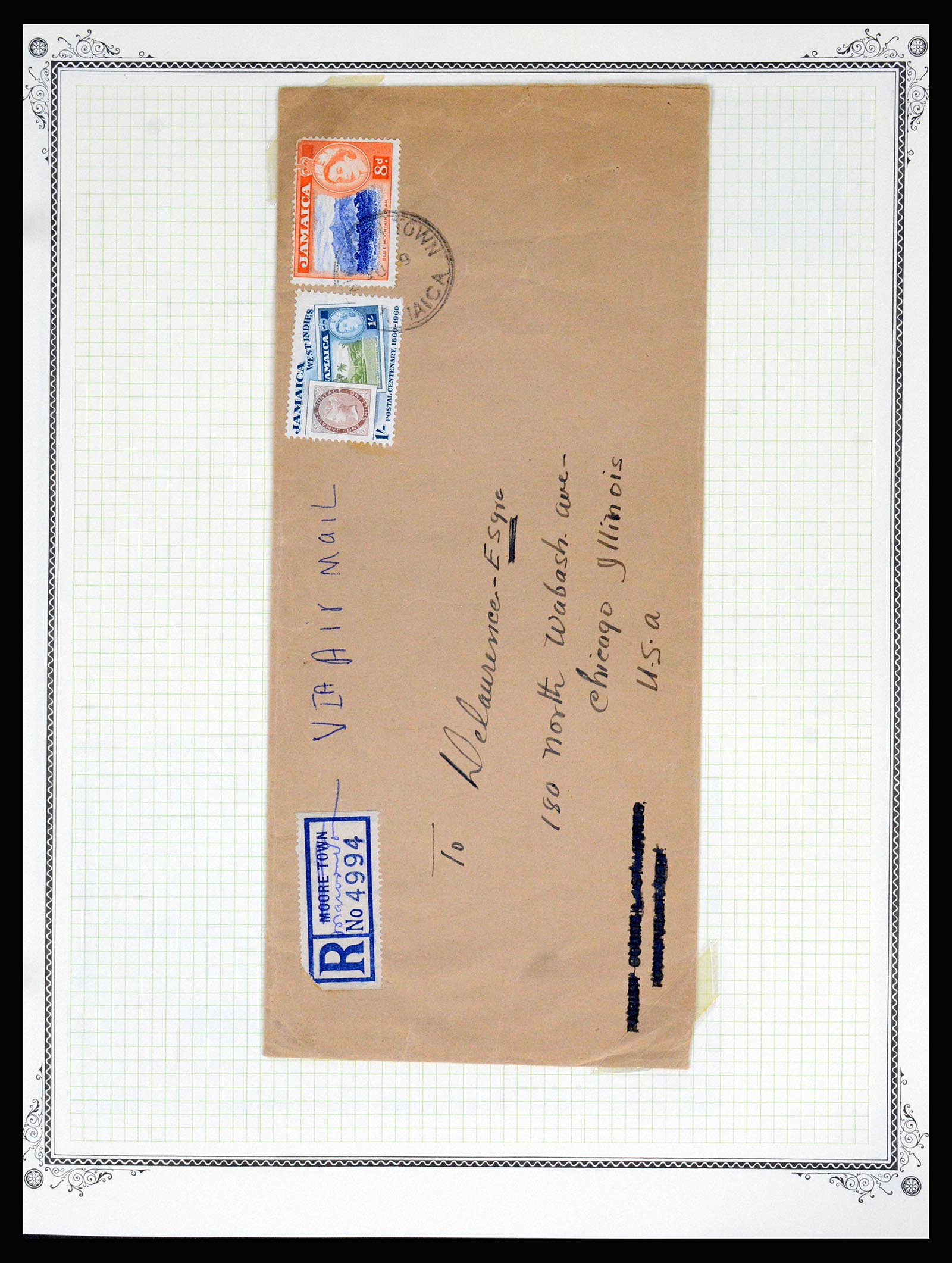 36195 0274 - Postzegelverzameling 36195 Jamaica stempelverzameling 1857-1960.