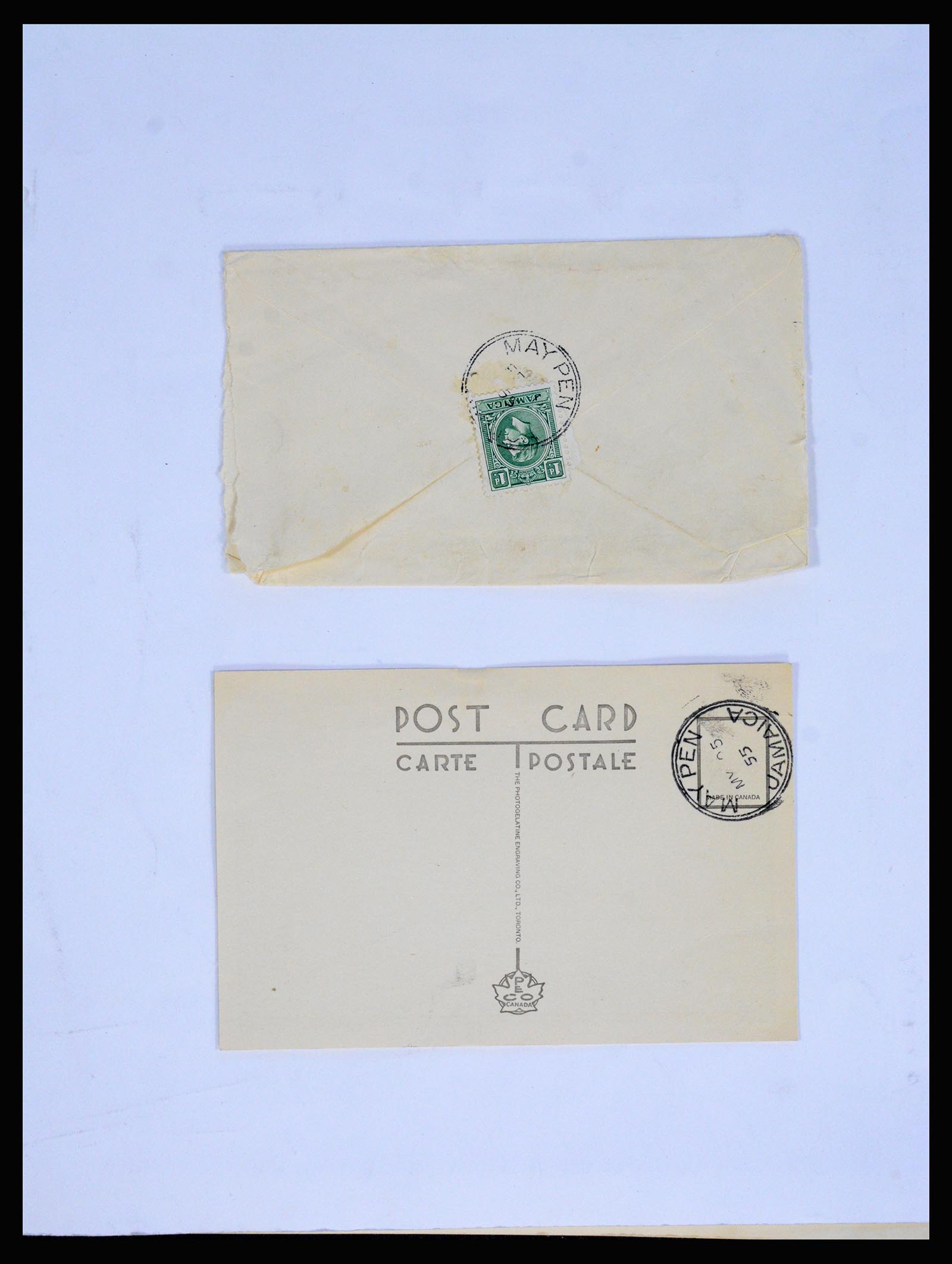 36195 0279 - Postzegelverzameling 36195 Jamaica stempelverzameling 1857-1960.