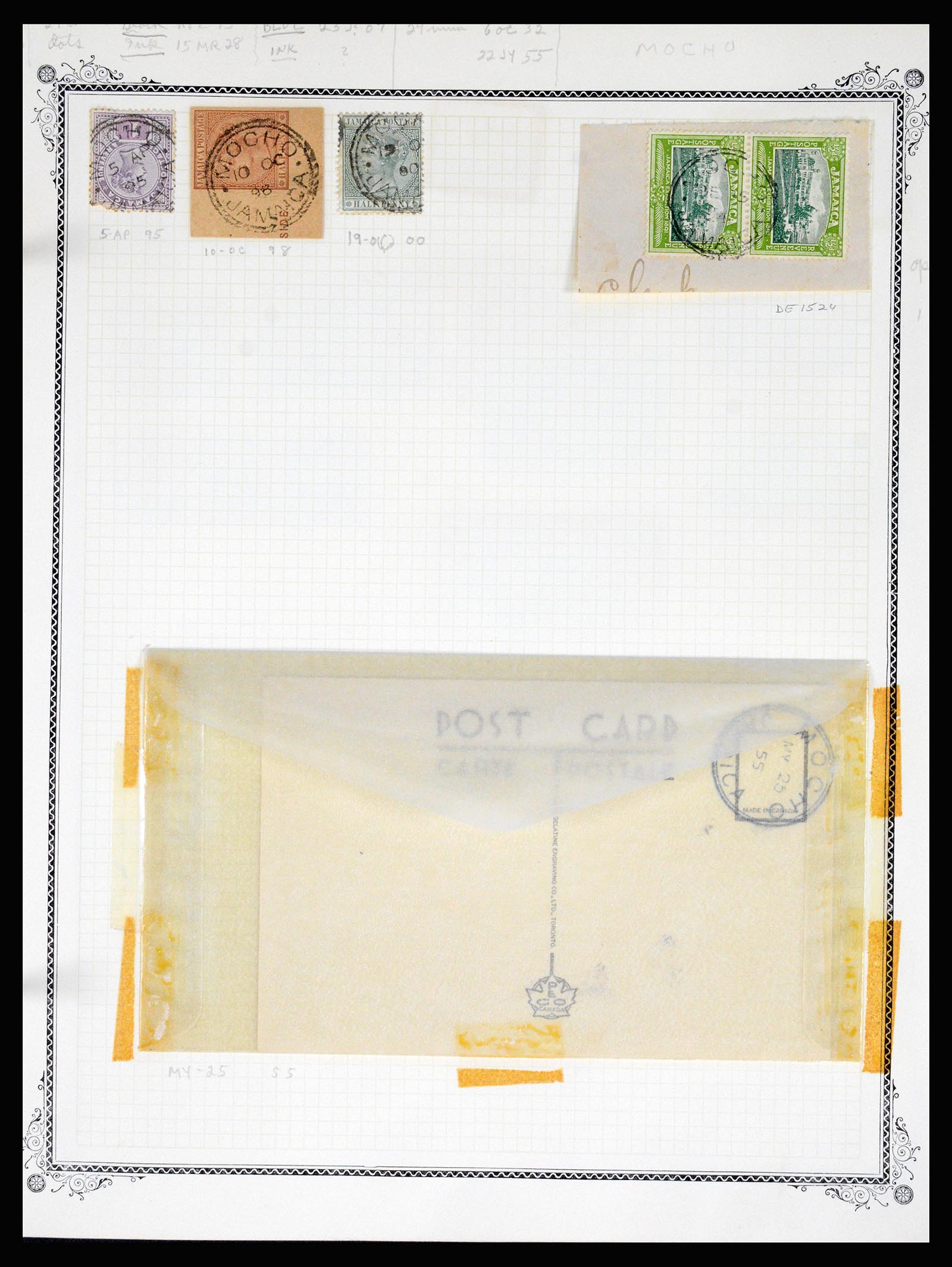 36195 0285 - Postzegelverzameling 36195 Jamaica stempelverzameling 1857-1960.