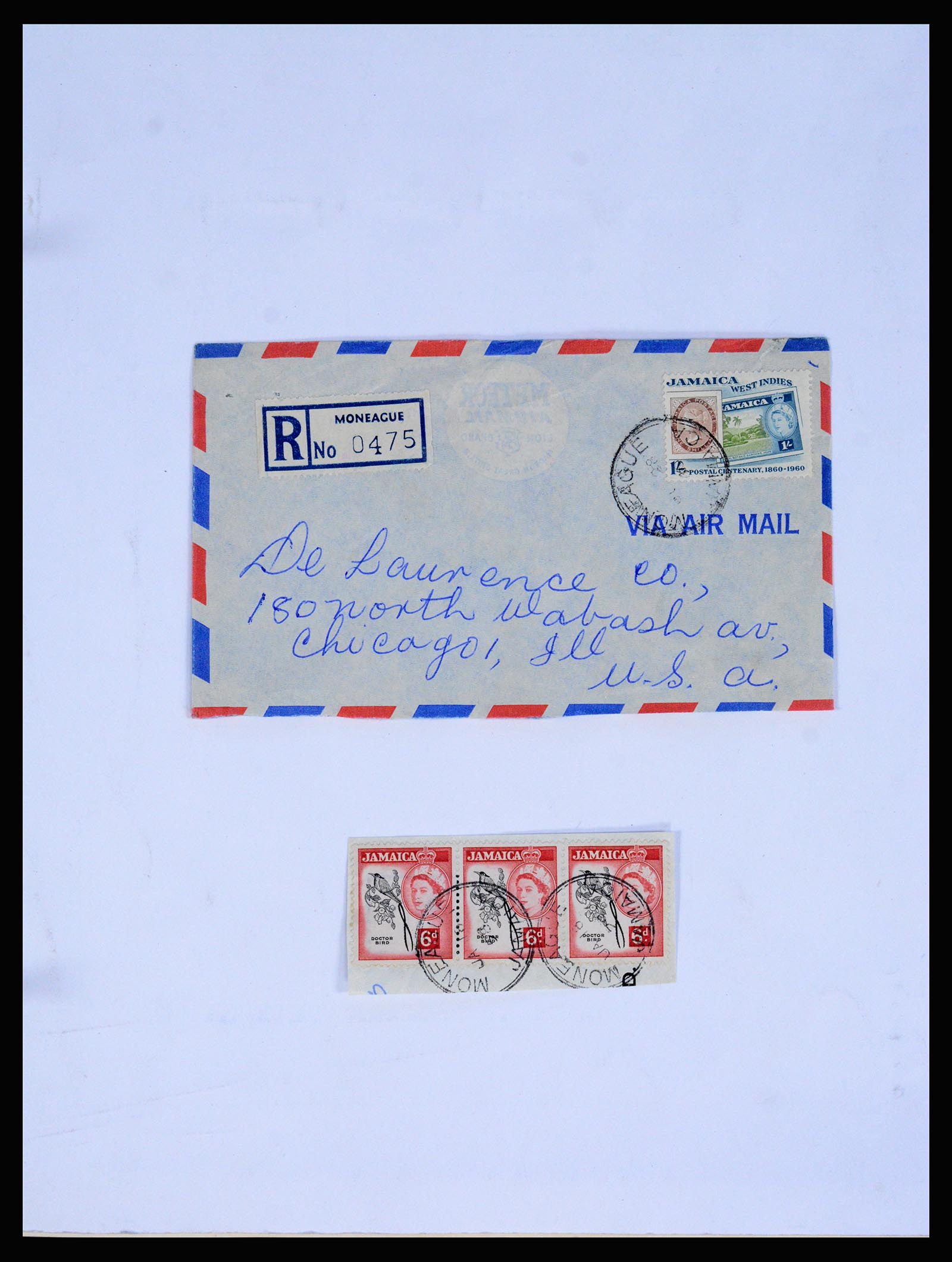 36195 0287 - Postzegelverzameling 36195 Jamaica stempelverzameling 1857-1960.