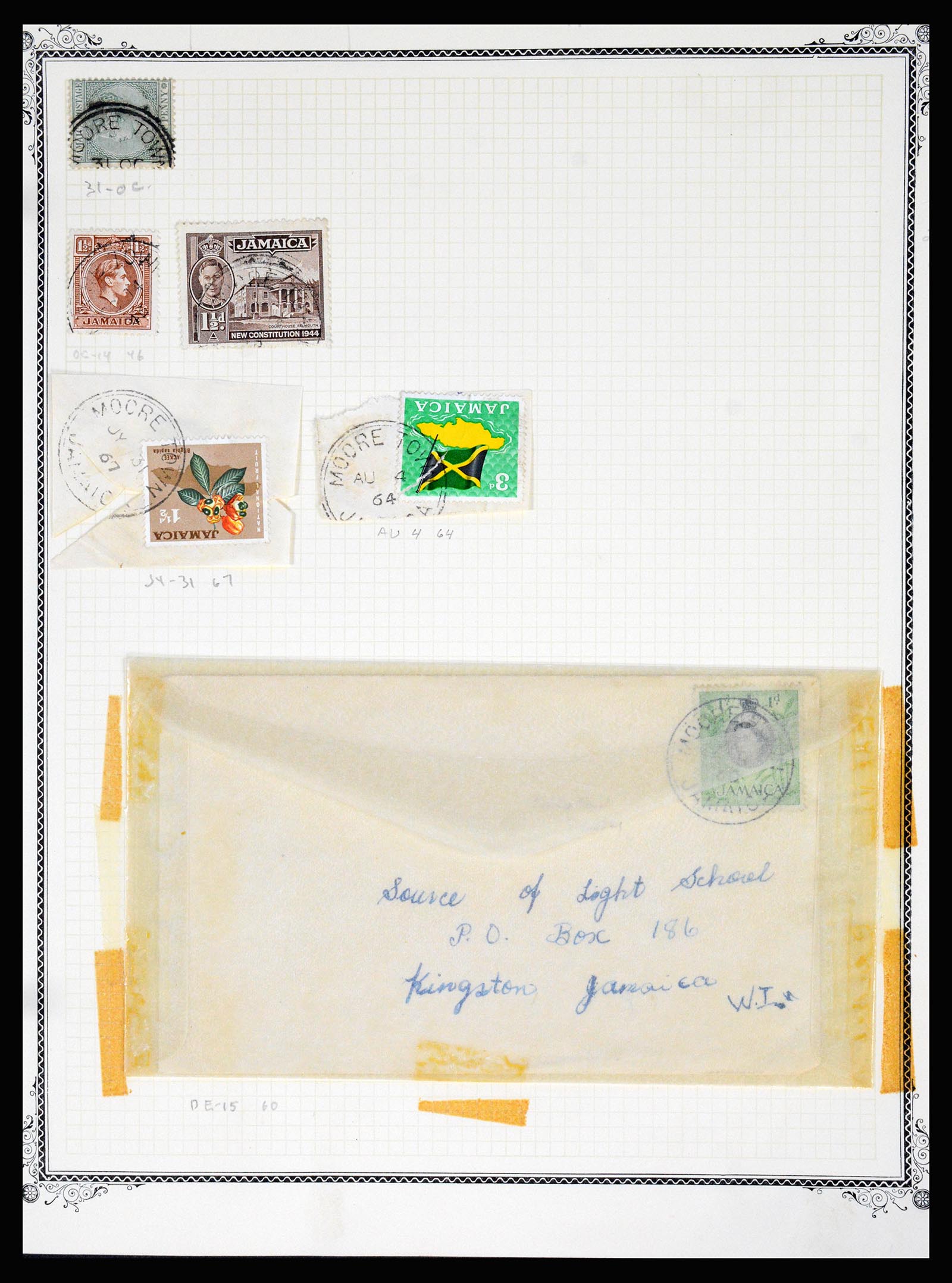 36195 0294 - Postzegelverzameling 36195 Jamaica stempelverzameling 1857-1960.