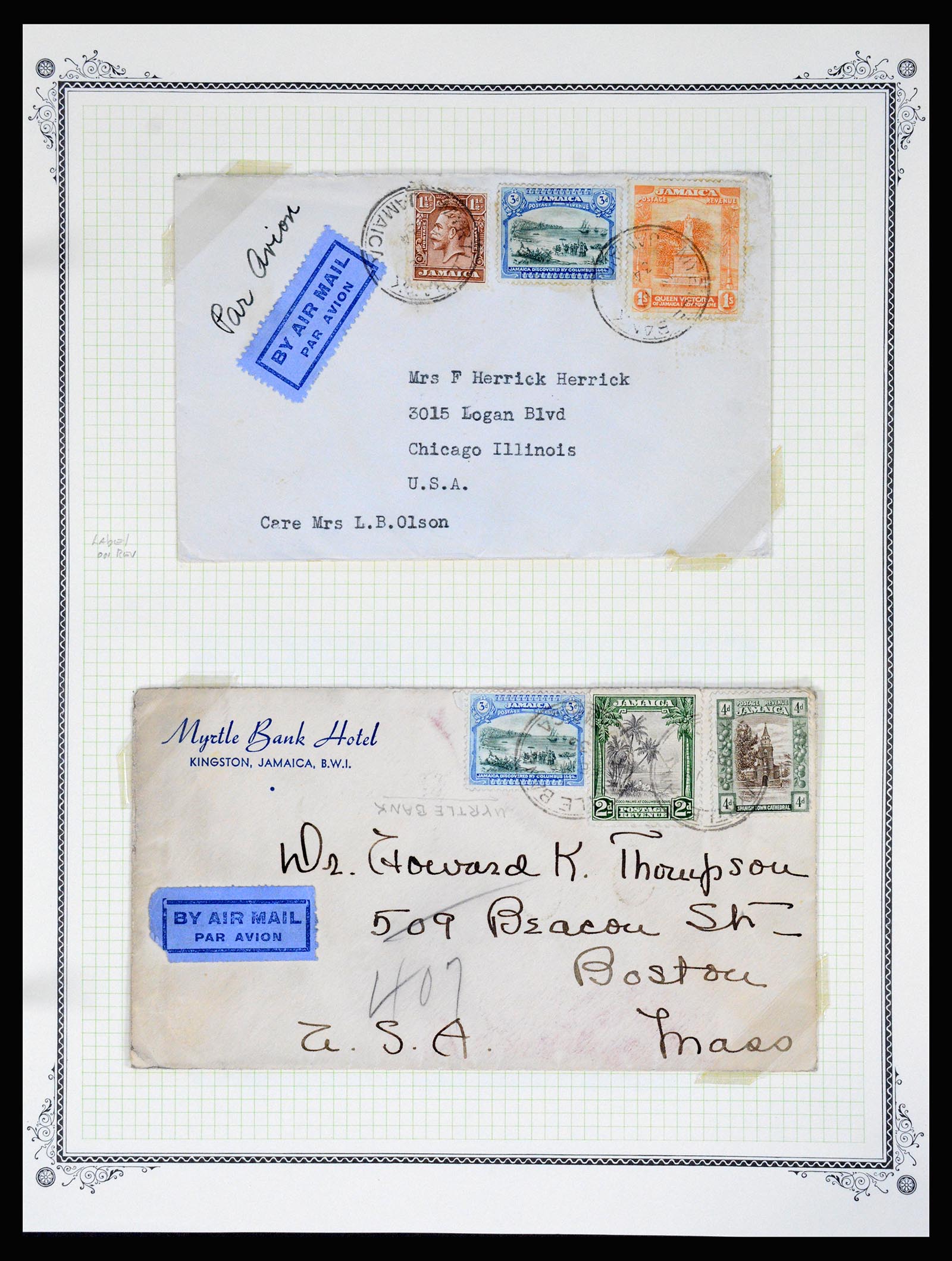 36195 0314 - Postzegelverzameling 36195 Jamaica stempelverzameling 1857-1960.