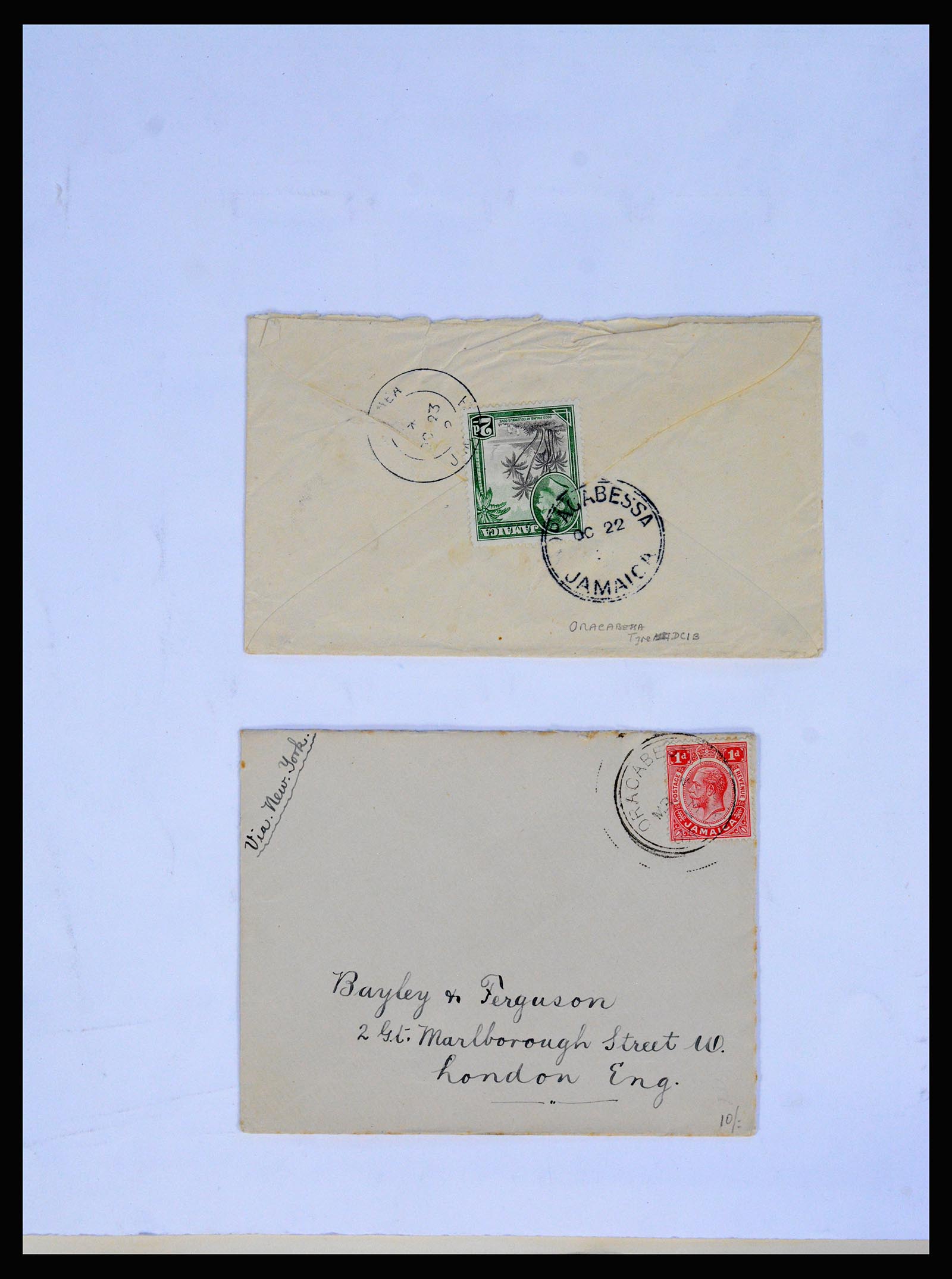 36195 0330 - Postzegelverzameling 36195 Jamaica stempelverzameling 1857-1960.