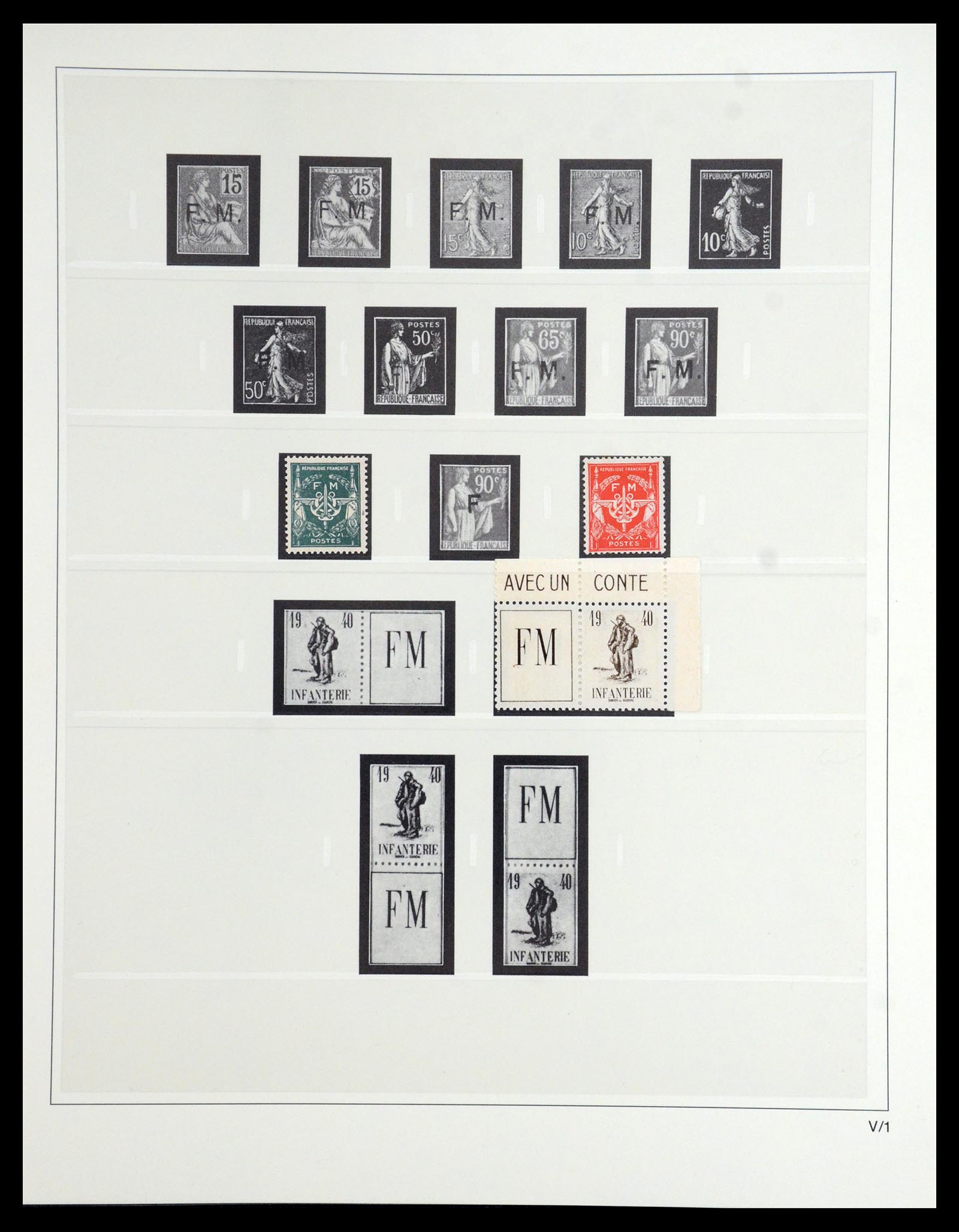 36201 0016 - Postzegelverzameling 36201 Frankrijk 1900-2019!