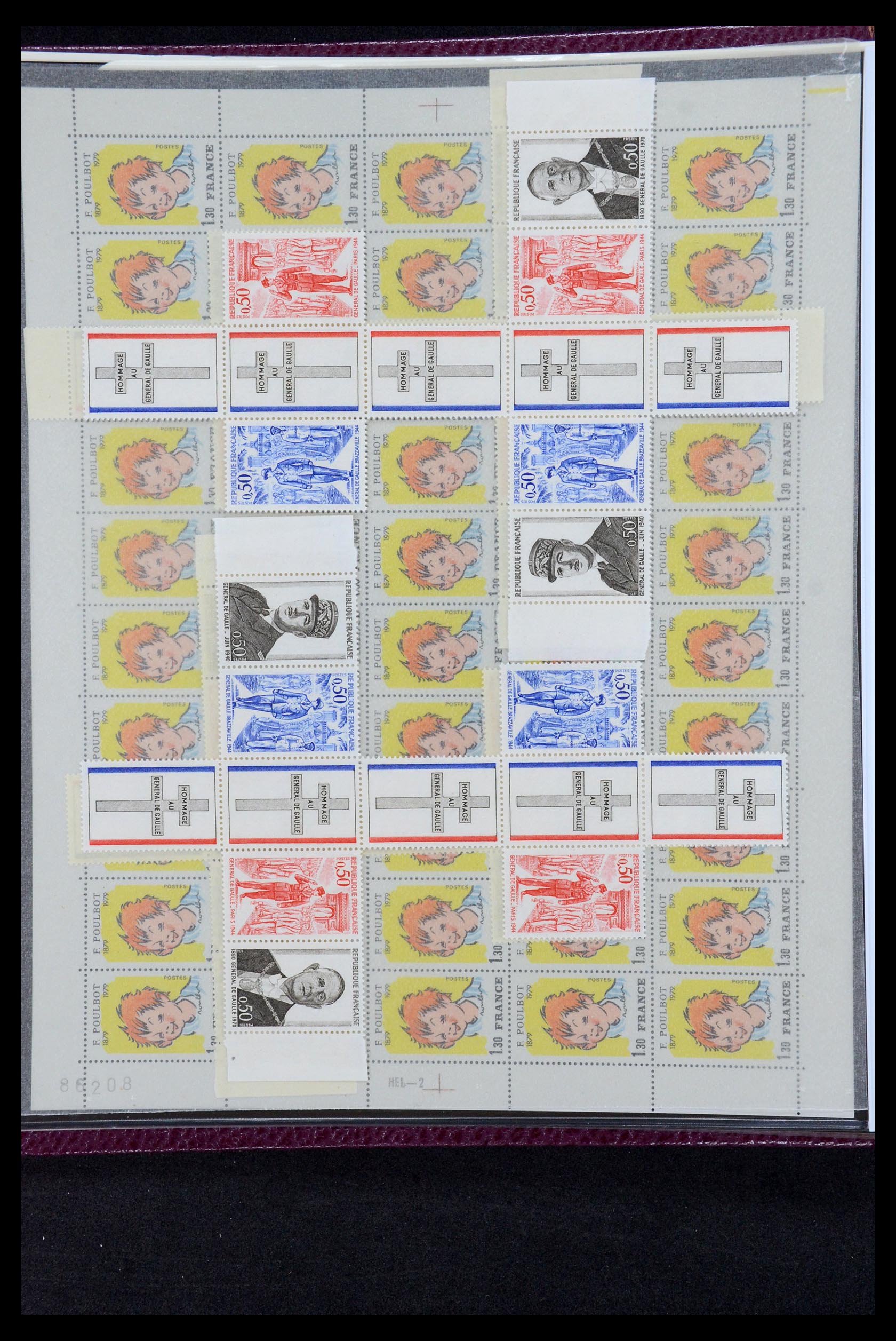 36201 0923 - Postzegelverzameling 36201 Frankrijk 1900-2019!