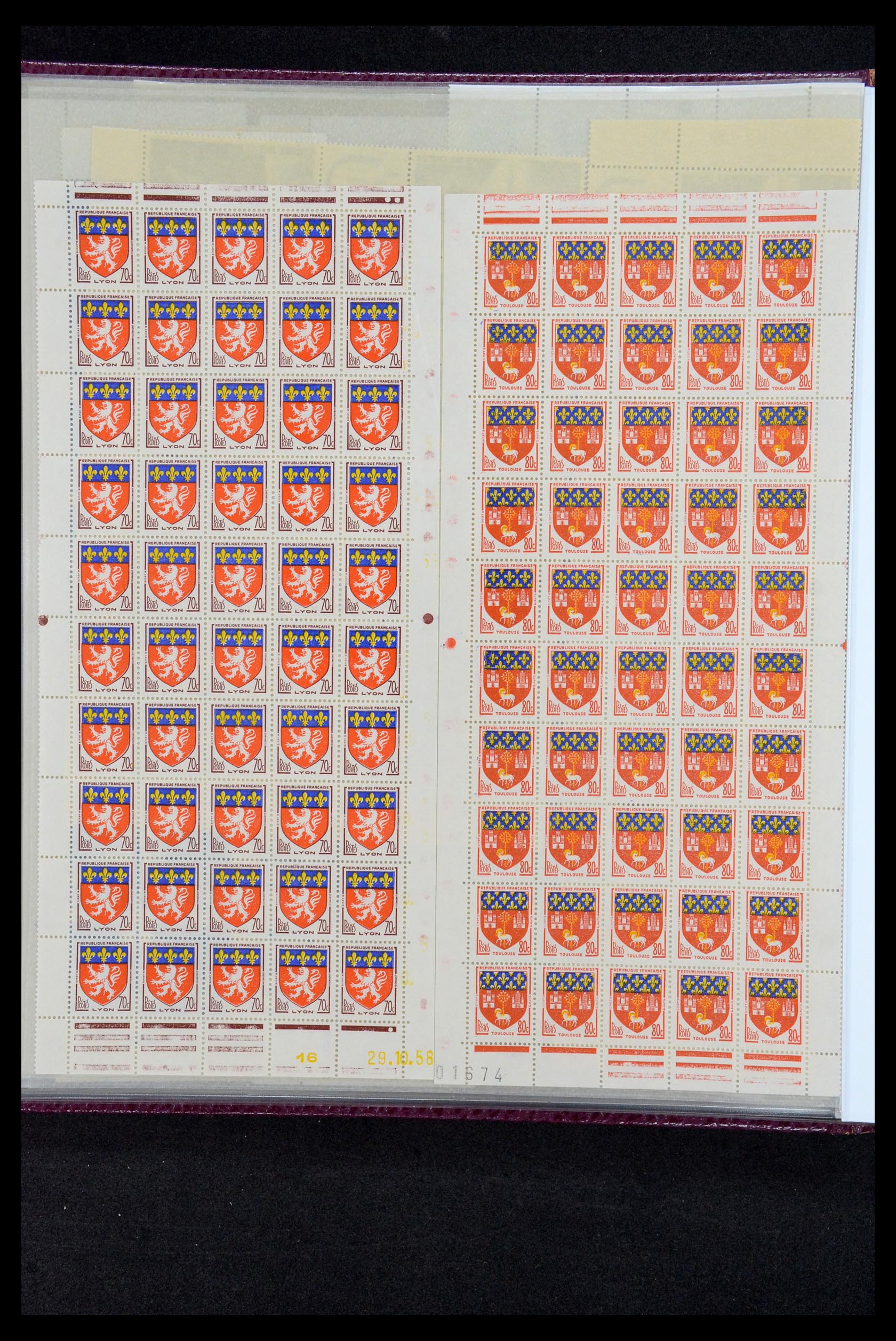 36201 0935 - Postzegelverzameling 36201 Frankrijk 1900-2019!