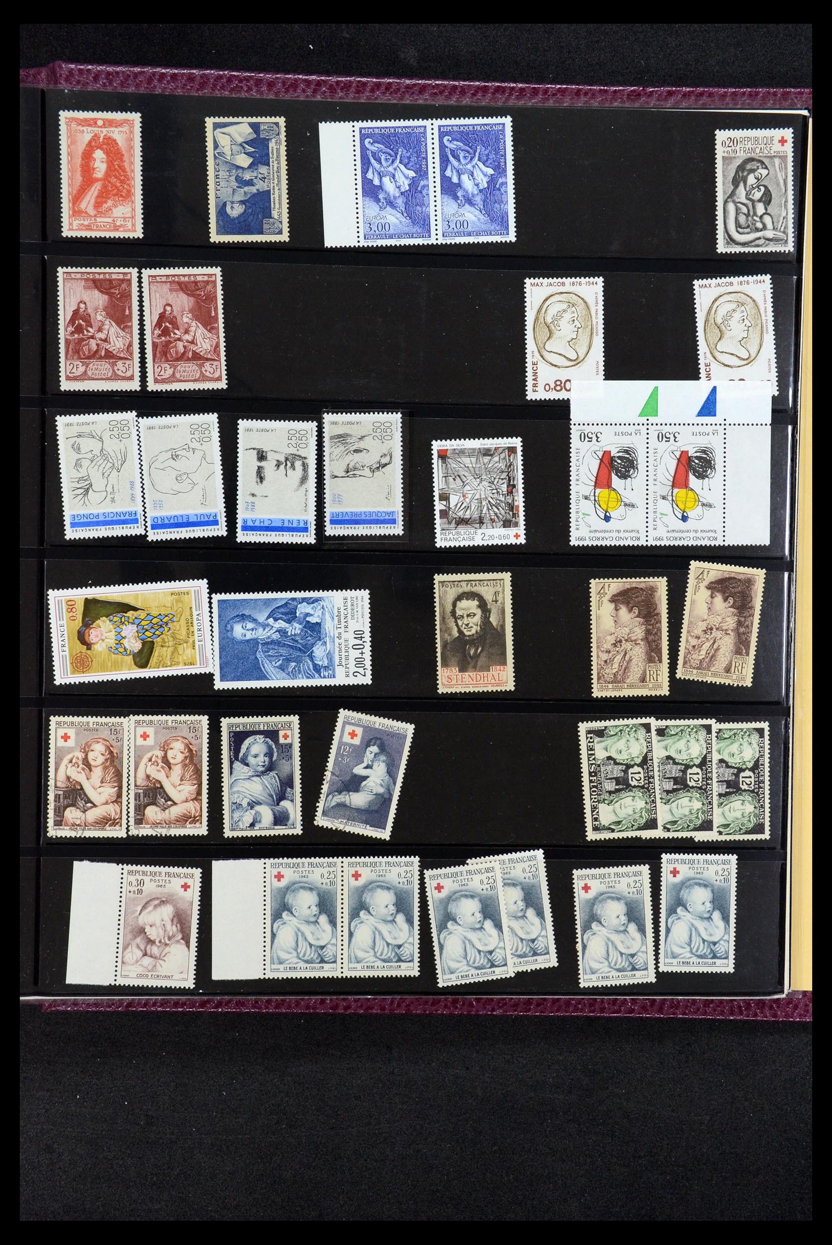 36201 0947 - Postzegelverzameling 36201 Frankrijk 1900-2019!