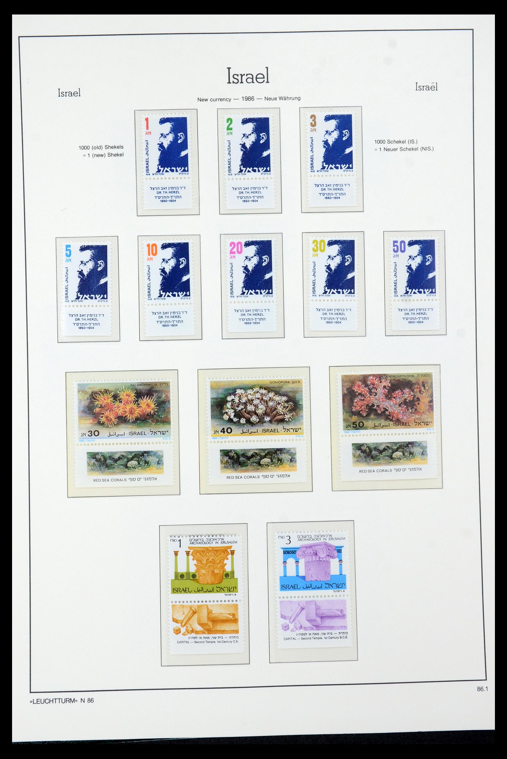 36264 143 - Postzegelverzameling 36264 Israël 1949-2000.