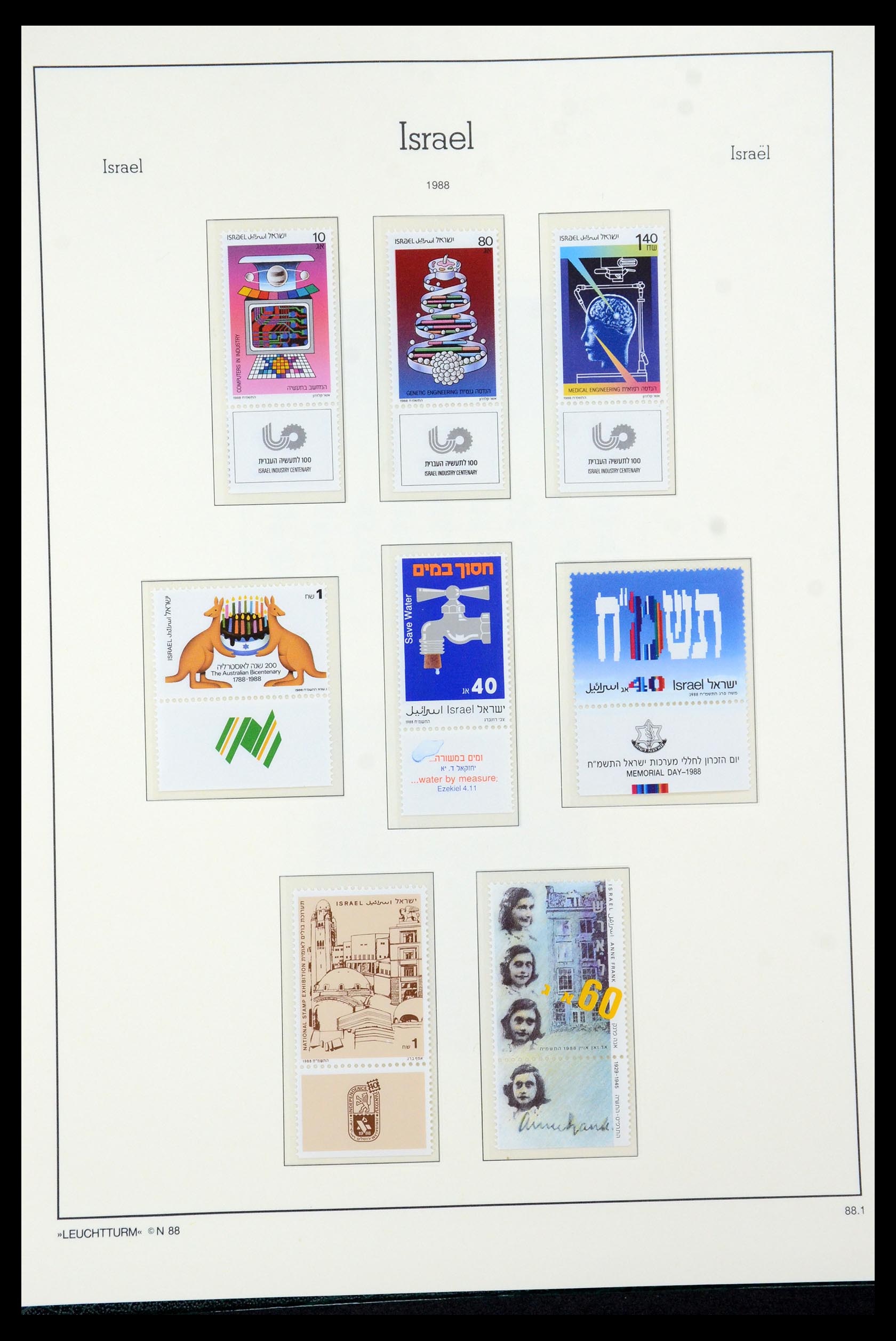 36264 152 - Postzegelverzameling 36264 Israël 1949-2000.