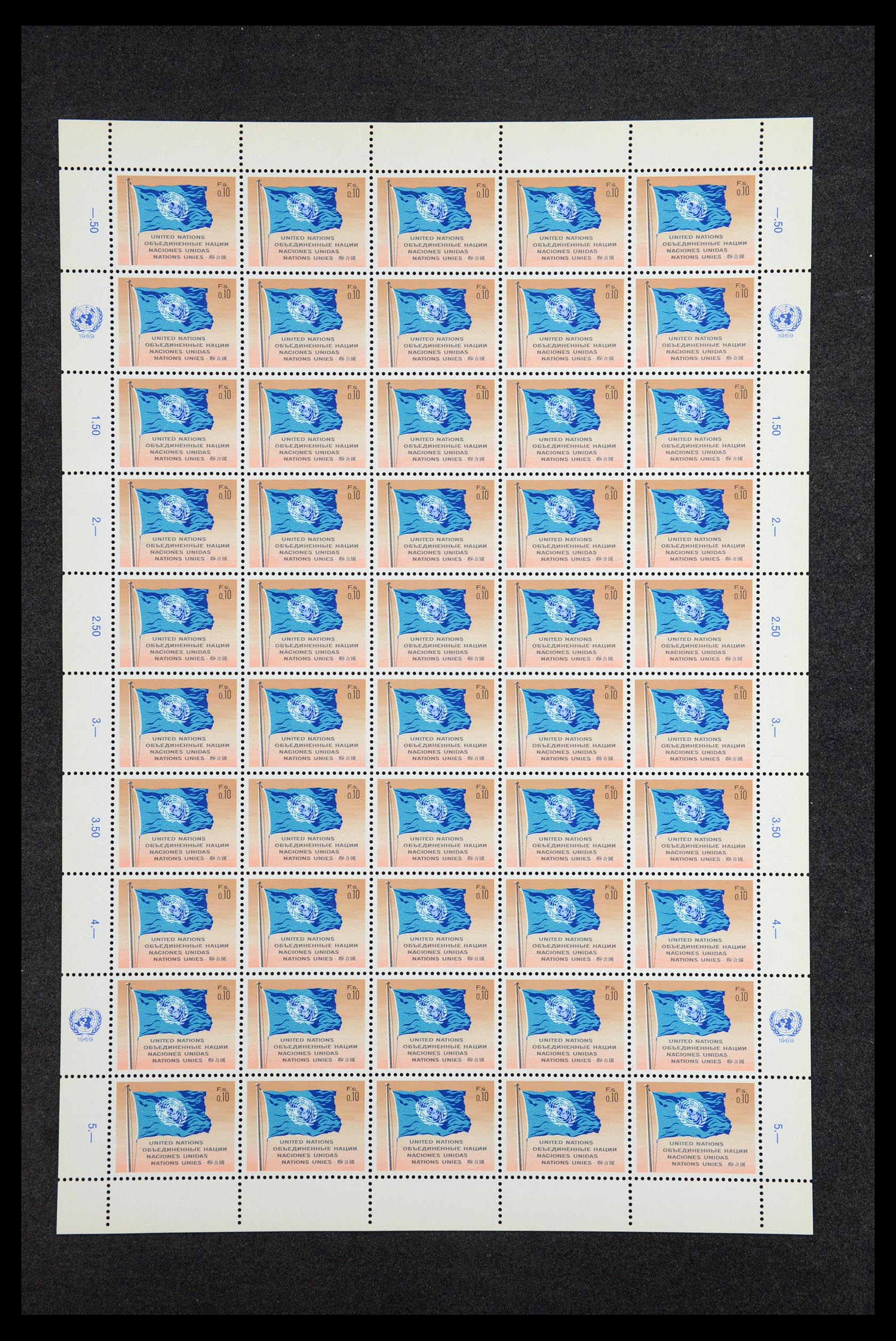 36268 030 - Stamp collection 36268 United Nations 1980-2001.