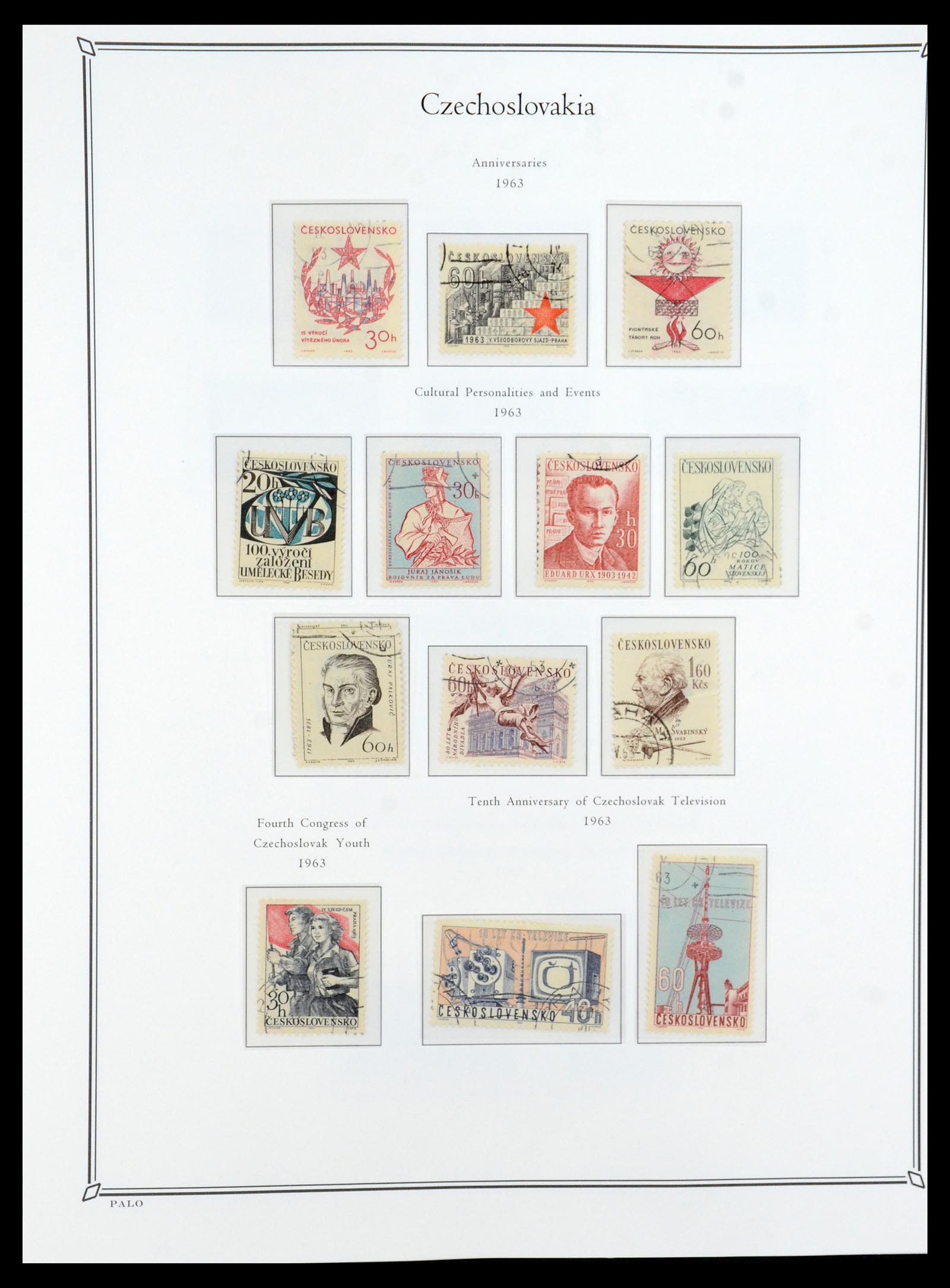 36283 133 - Postzegelverzameling 36283 Tsjechoslowakije 1918-1982.