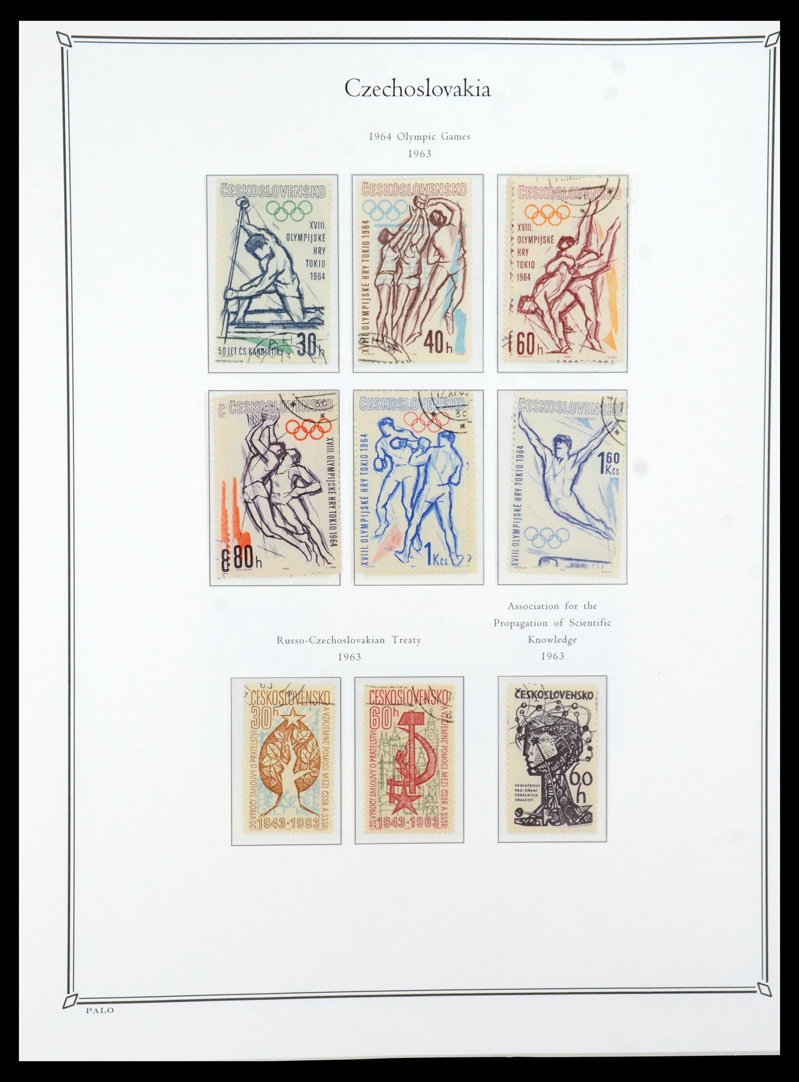 36283 137 - Postzegelverzameling 36283 Tsjechoslowakije 1918-1982.