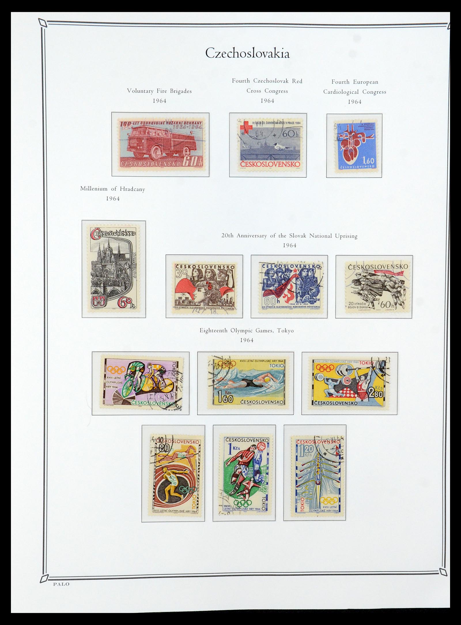 36283 142 - Postzegelverzameling 36283 Tsjechoslowakije 1918-1982.