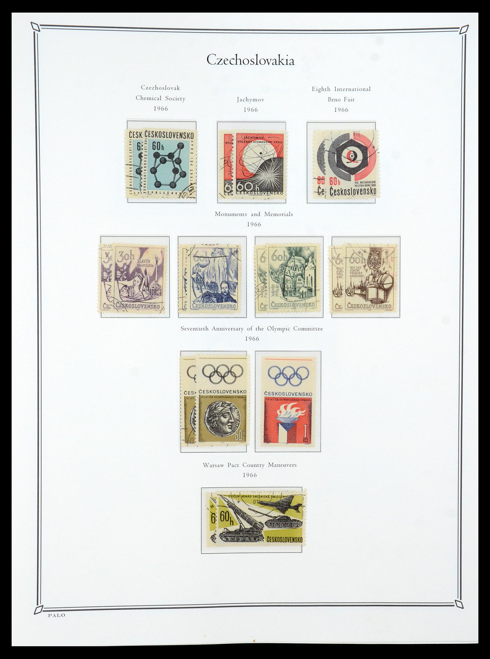 36283 158 - Postzegelverzameling 36283 Tsjechoslowakije 1918-1982.