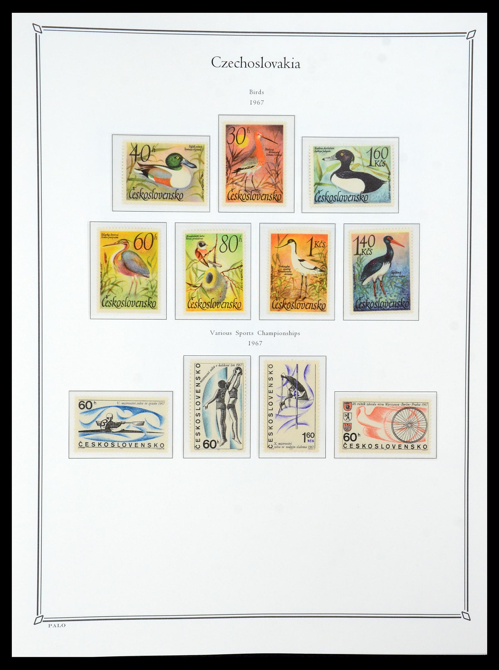 36283 163 - Postzegelverzameling 36283 Tsjechoslowakije 1918-1982.