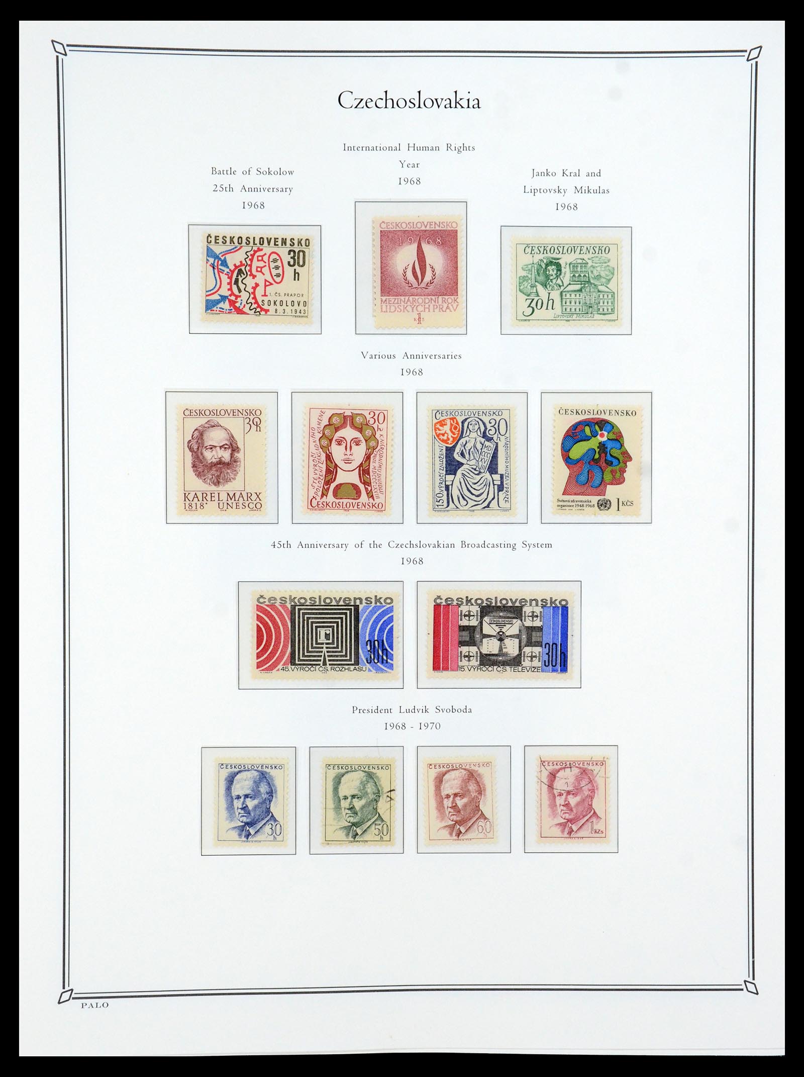 36283 172 - Postzegelverzameling 36283 Tsjechoslowakije 1918-1982.